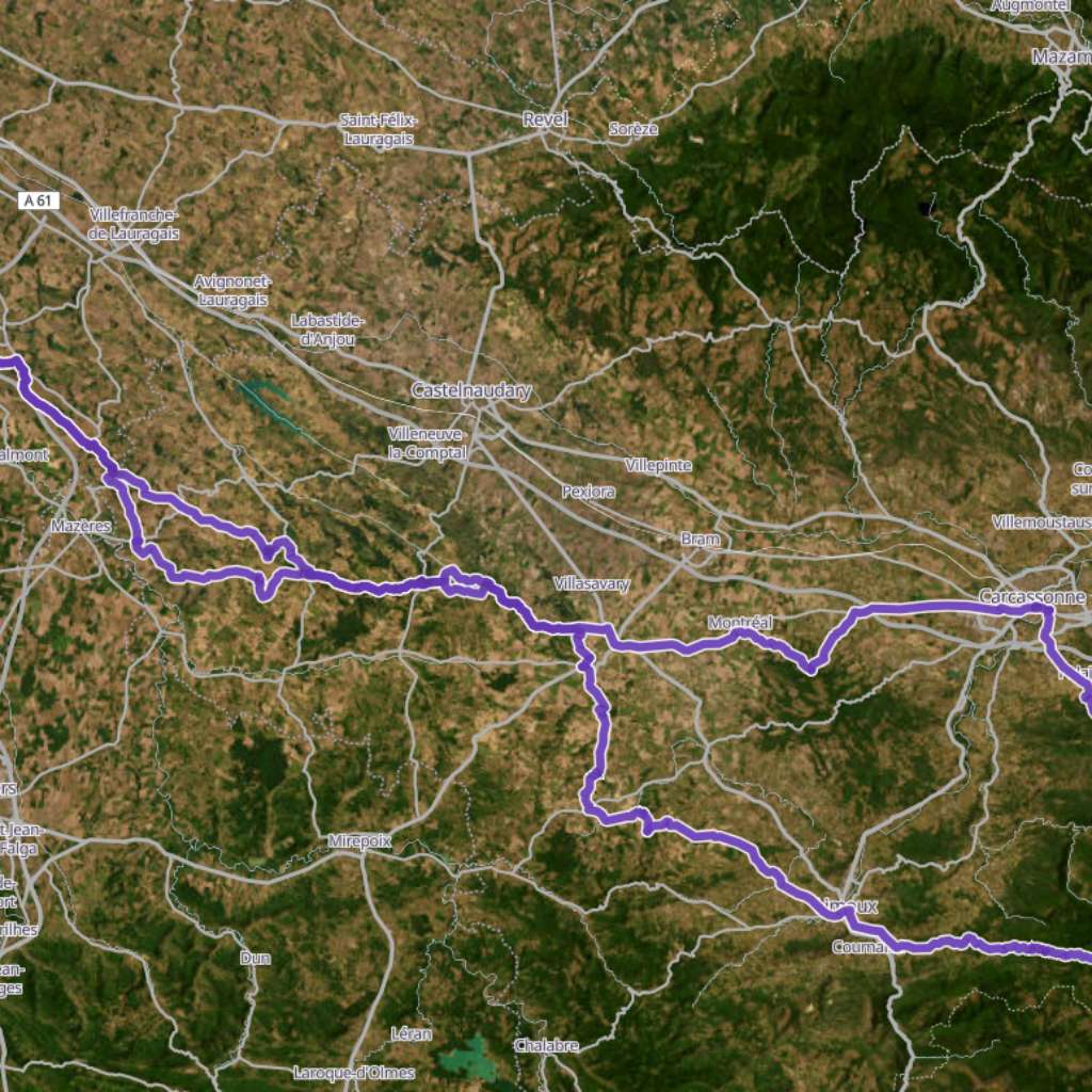 Map itinerary