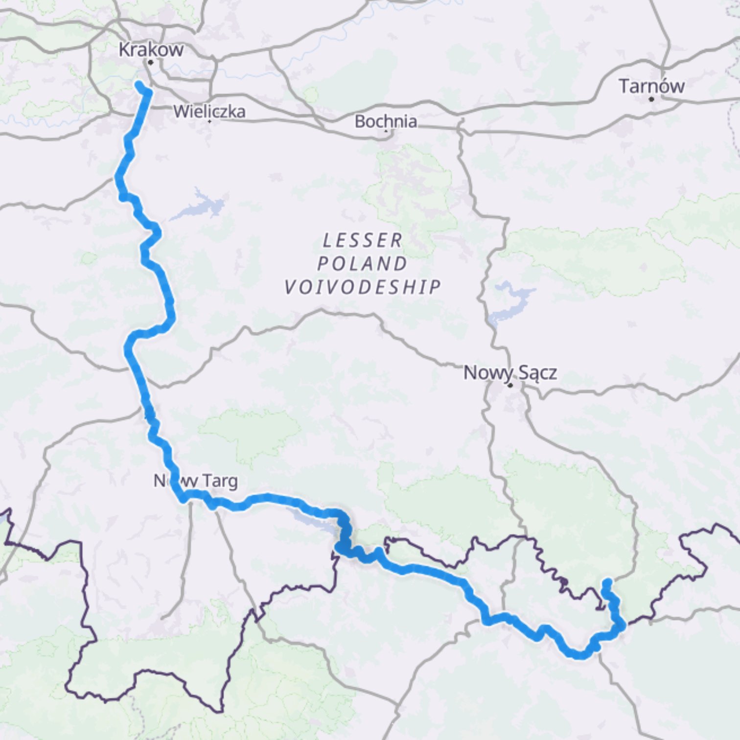 Map itinerary
