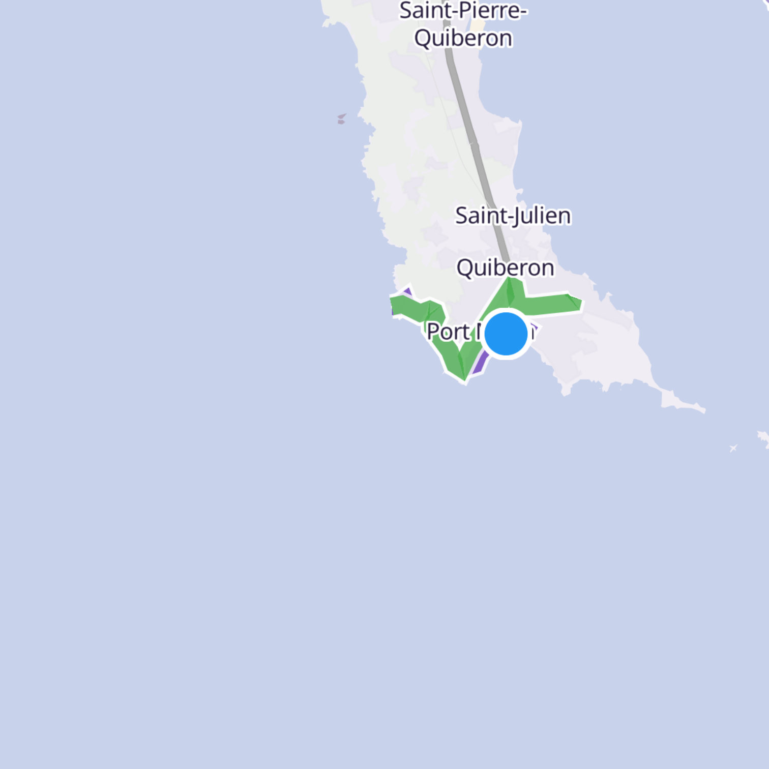 Map itinerary