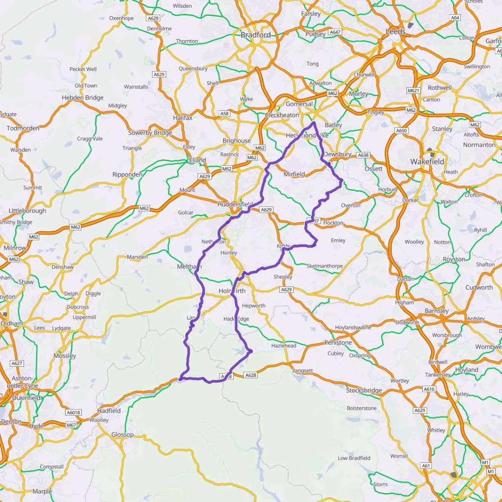Map itinerary