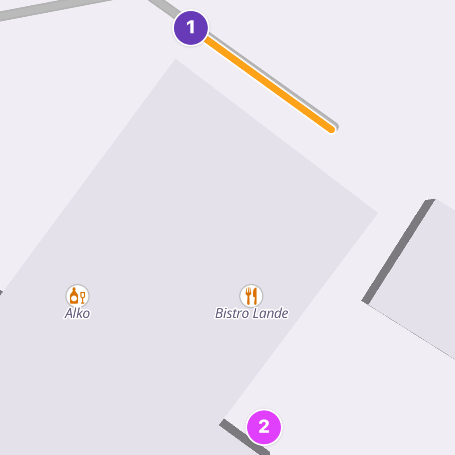 Map itinerary