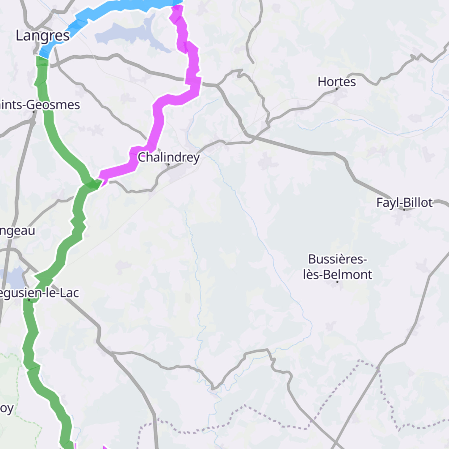 Map itinerary