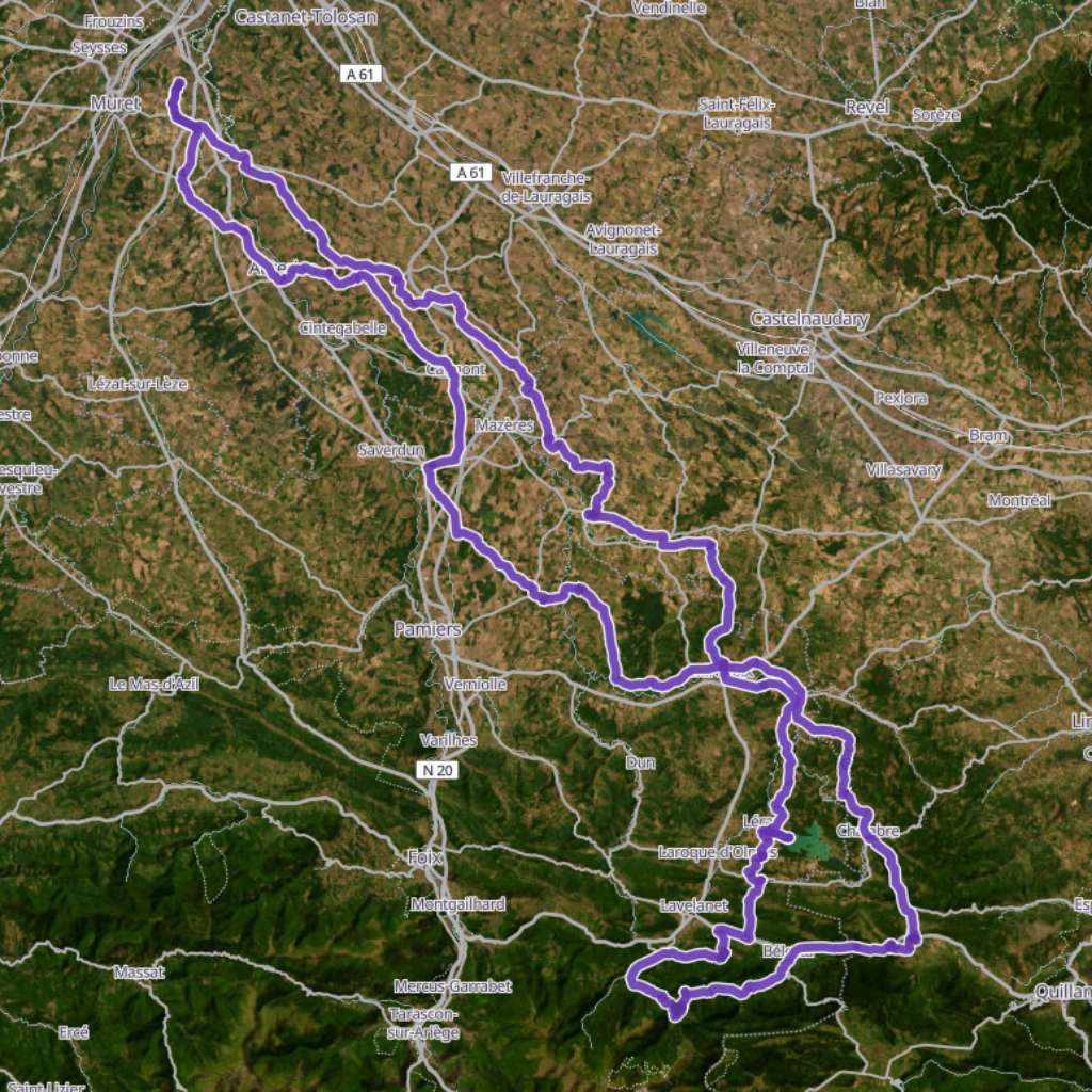 Map itinerary