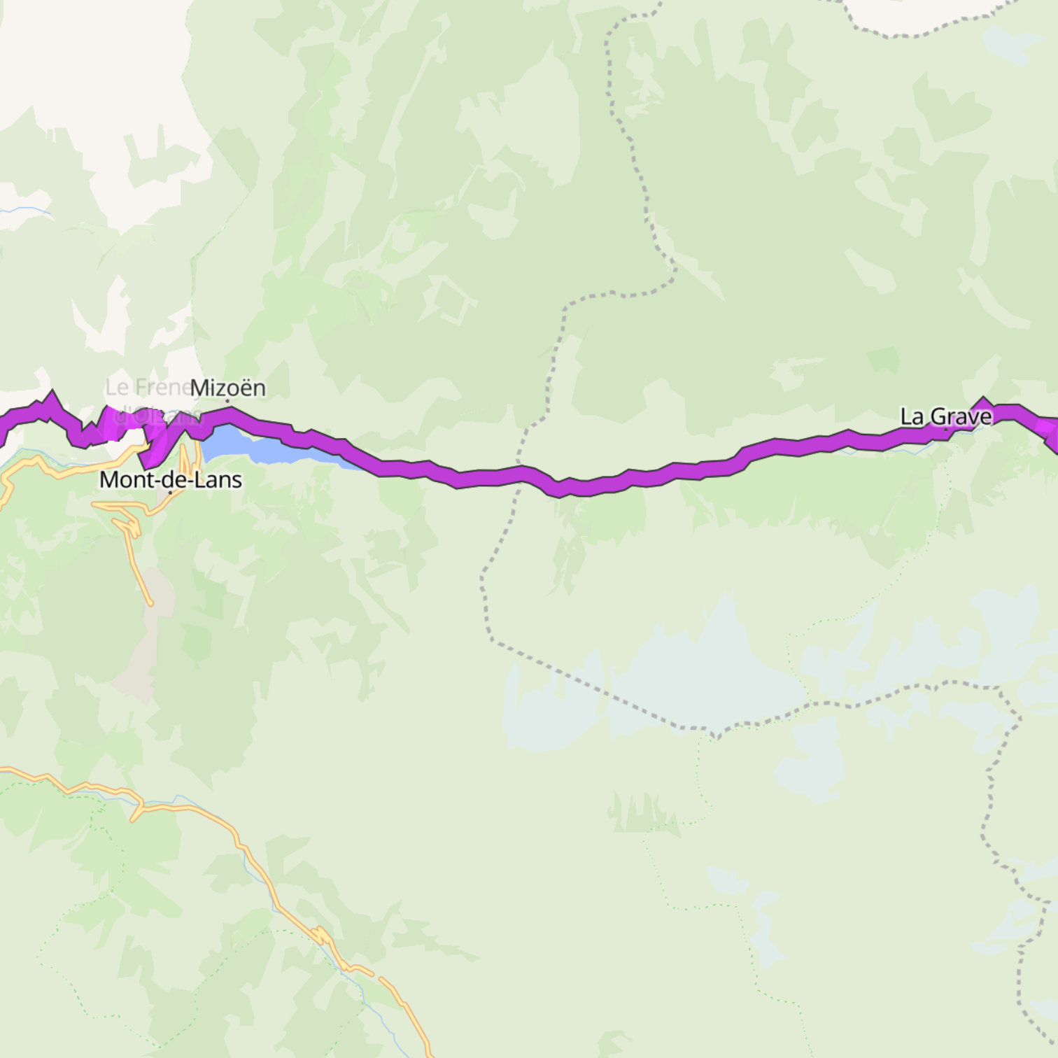 Map itinerary