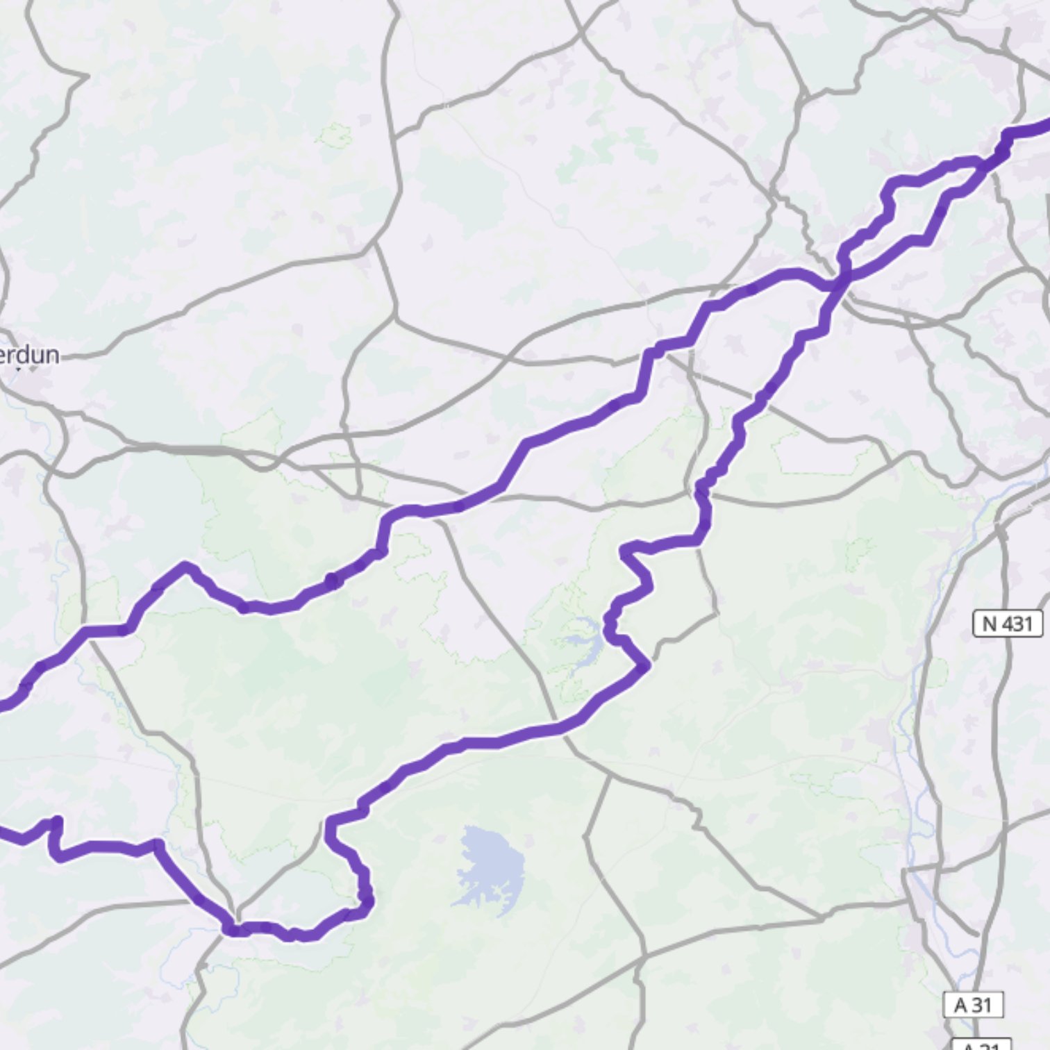 Map itinerary