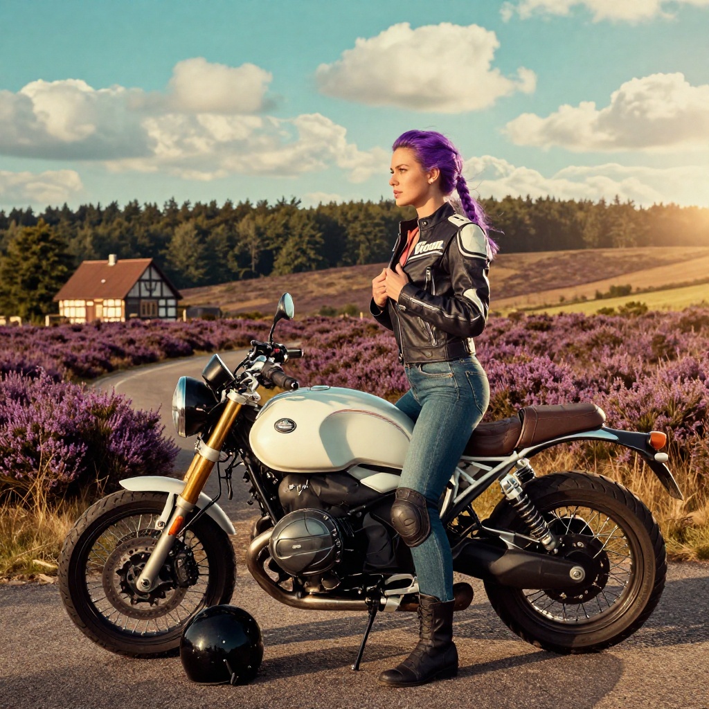 Motorradtour durch die Lüneburger Heide und Elbe