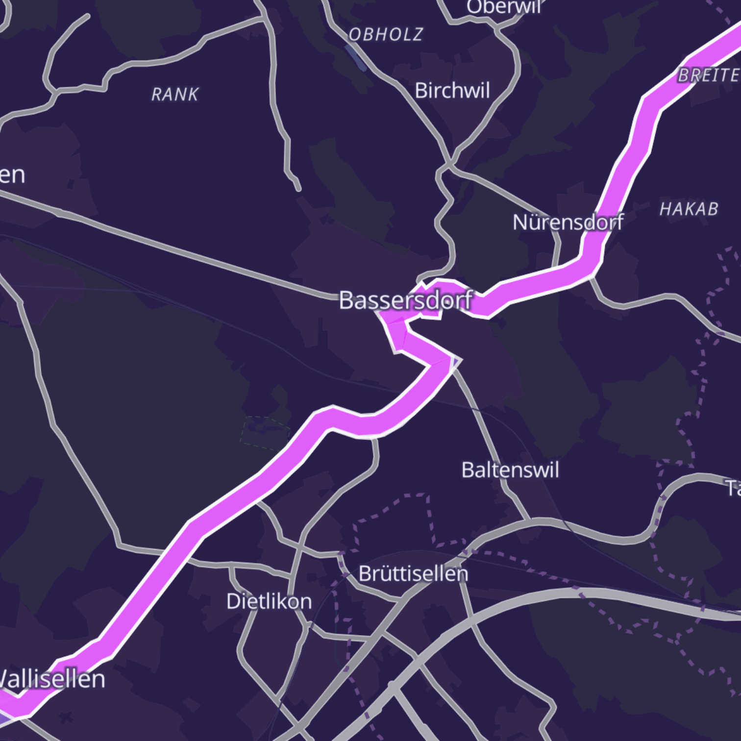 Map itinerary
