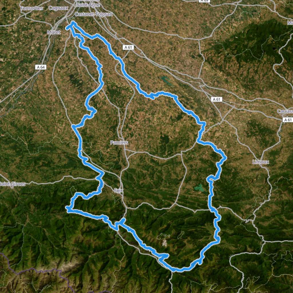 Map itinerary