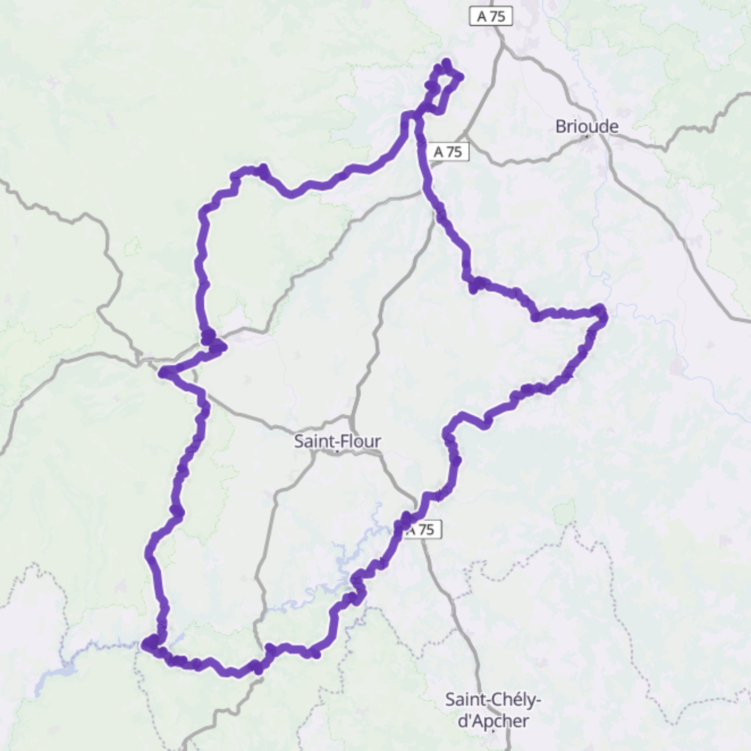 Map itinerary