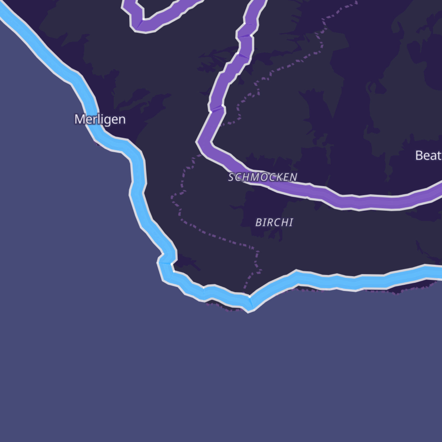 Map itinerary