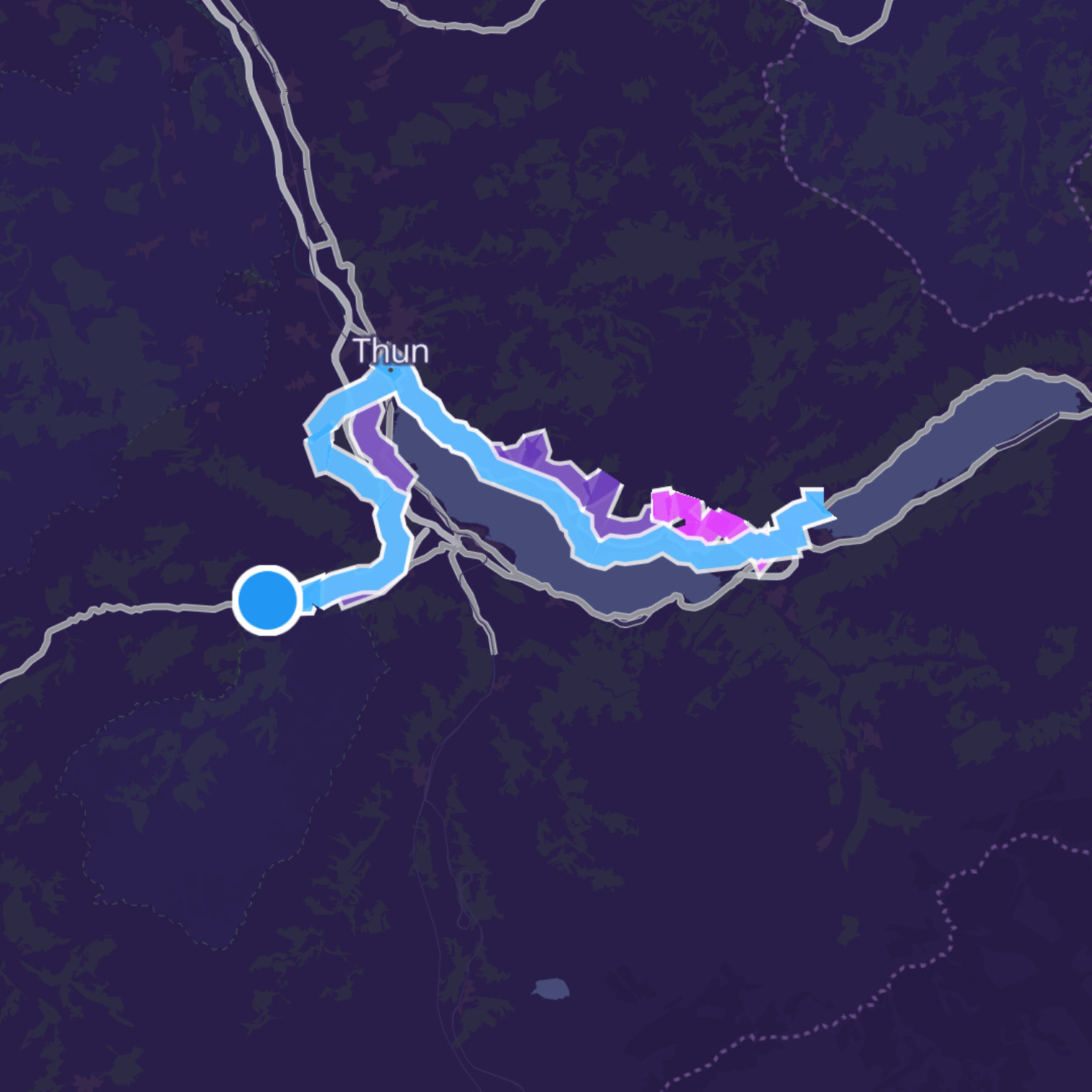 Map itinerary