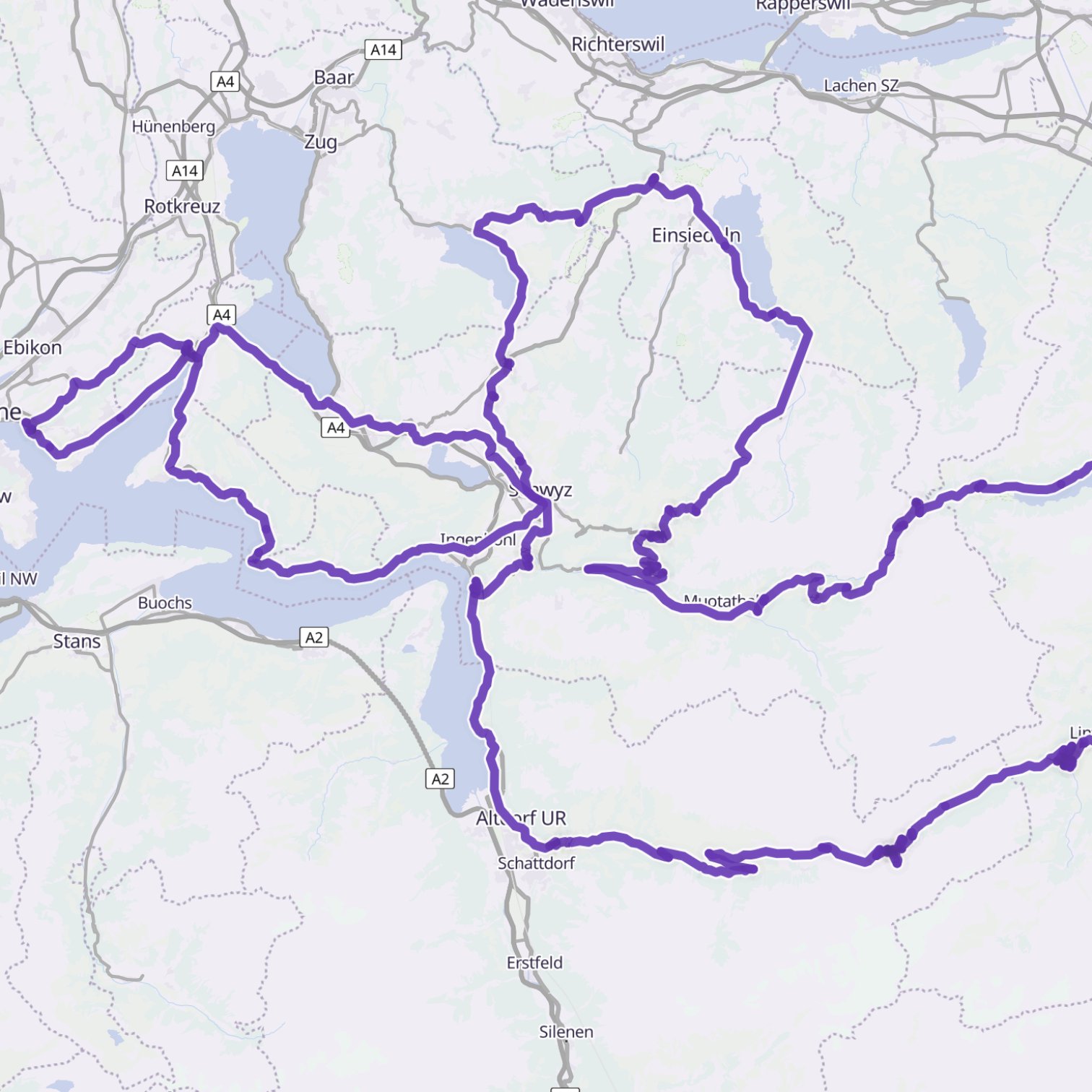 Map itinerary