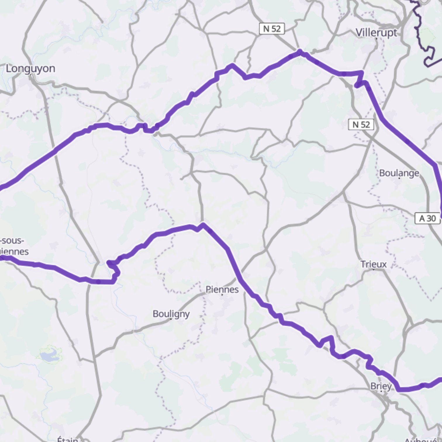 Map itinerary