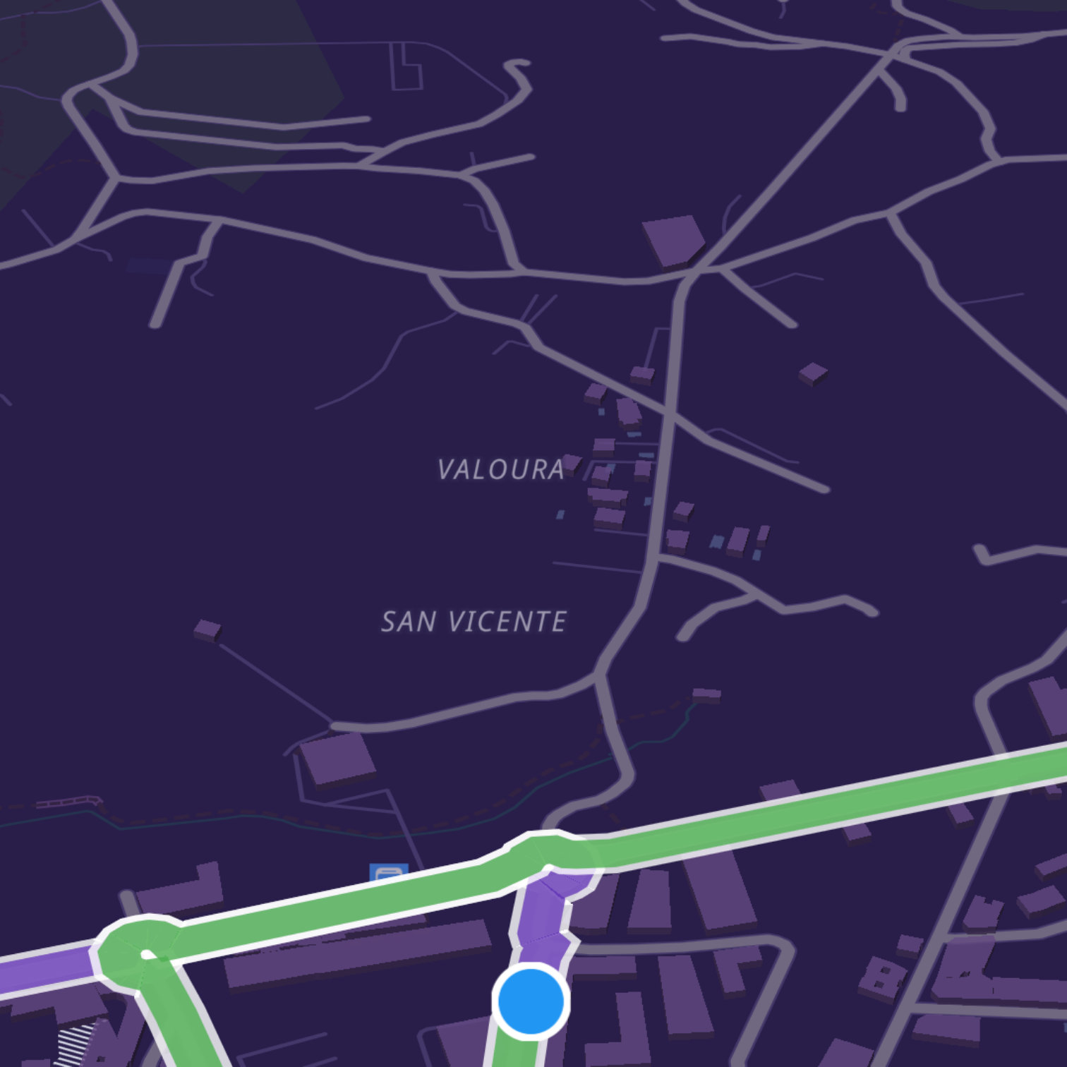 Map itinerary