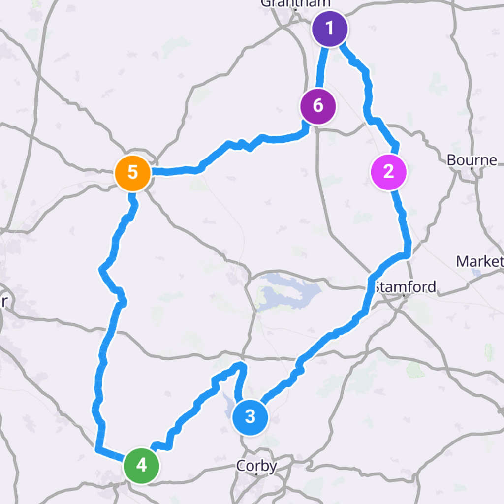 Map itinerary