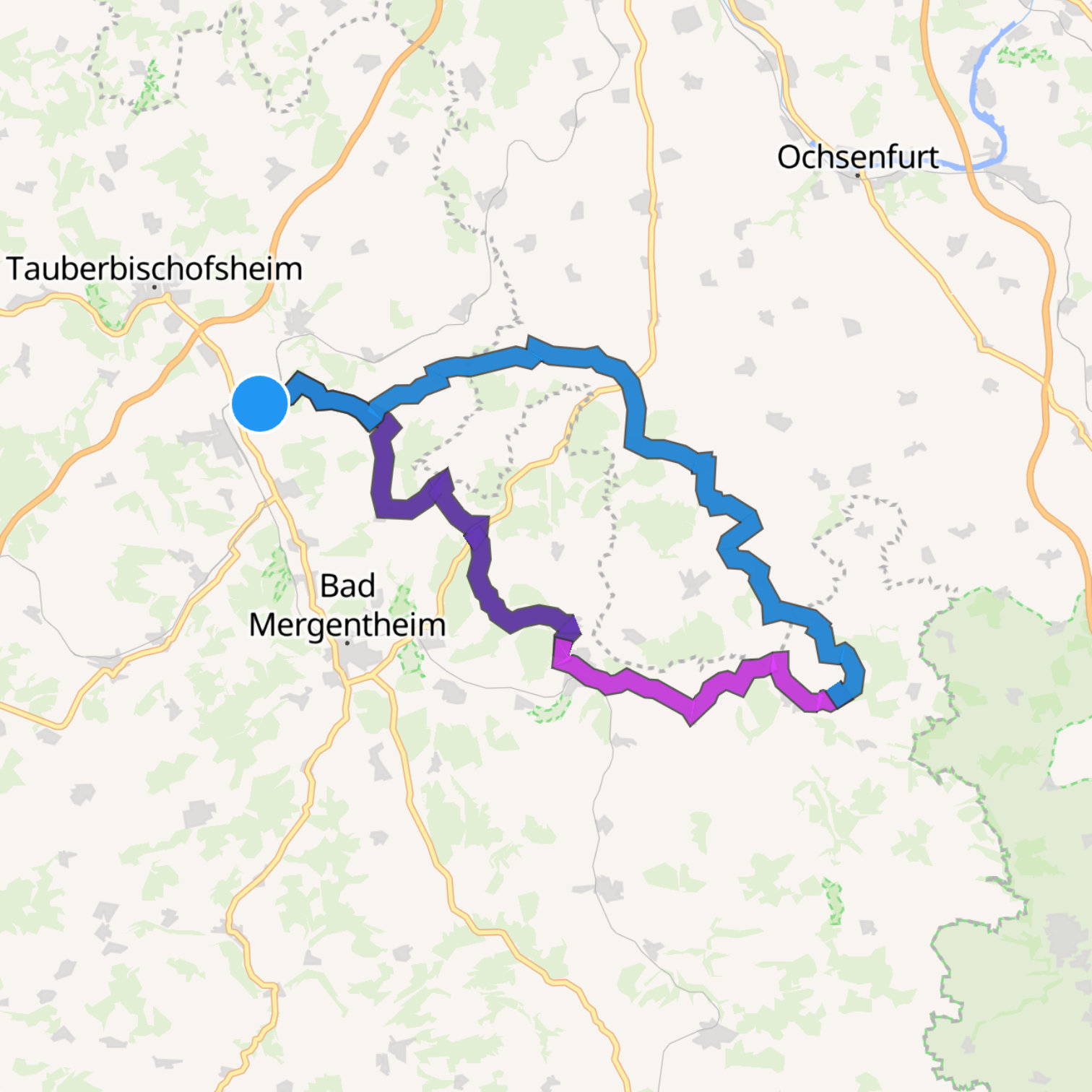 Map itinerary