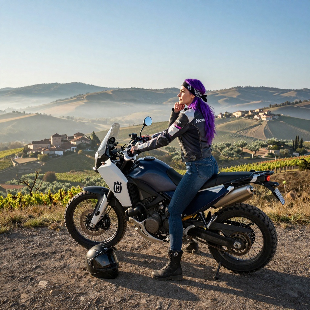 Villages Perchés de Provence à Moto