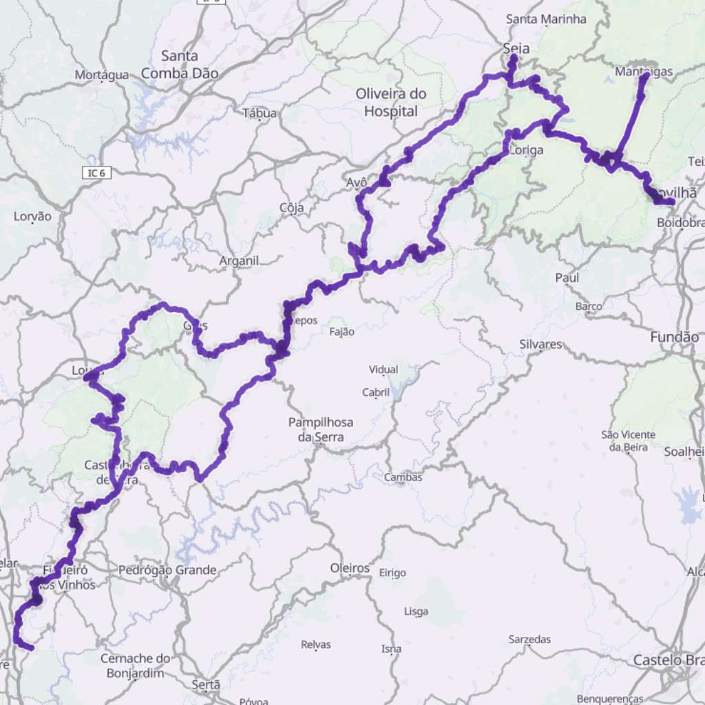 Map itinerary