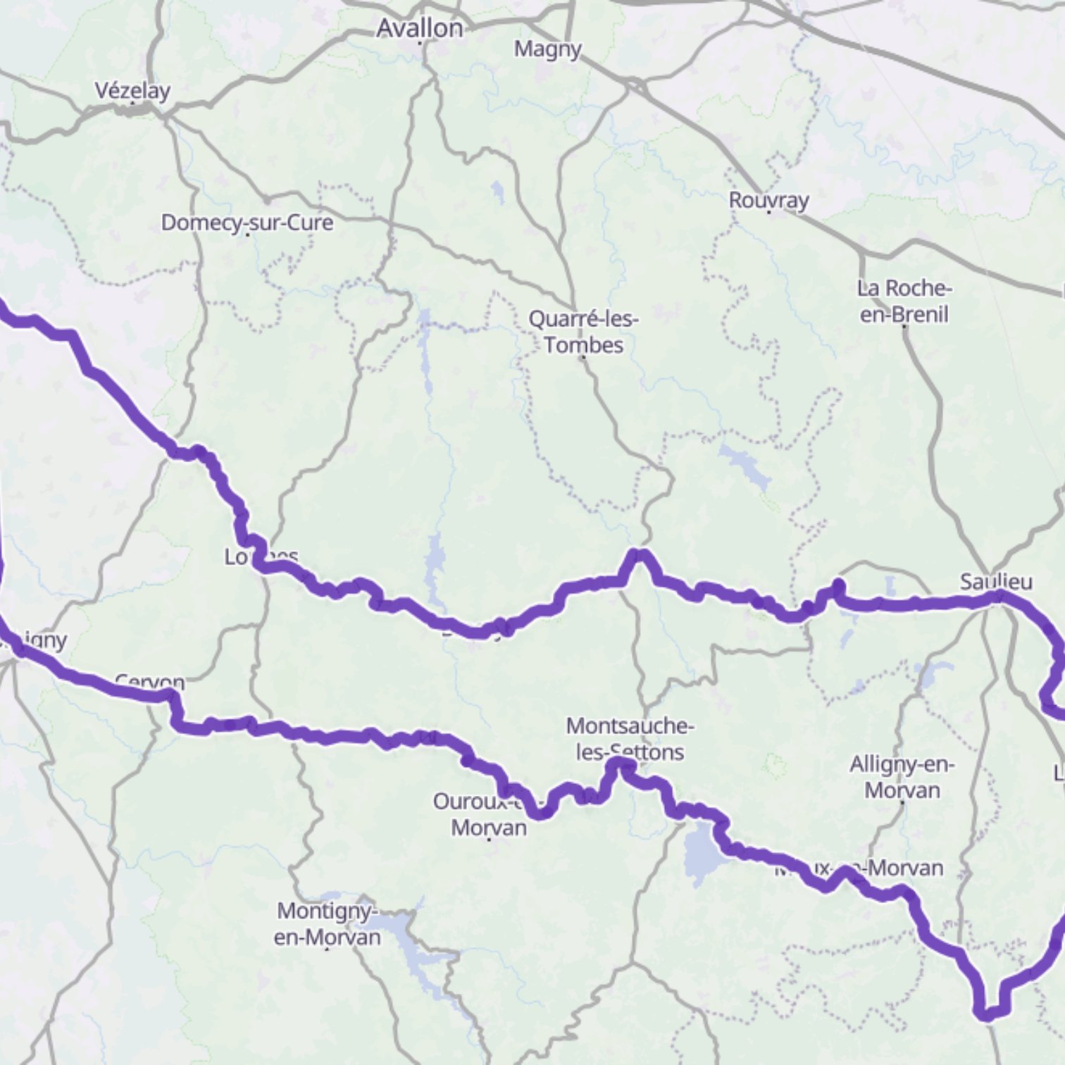 Map itinerary