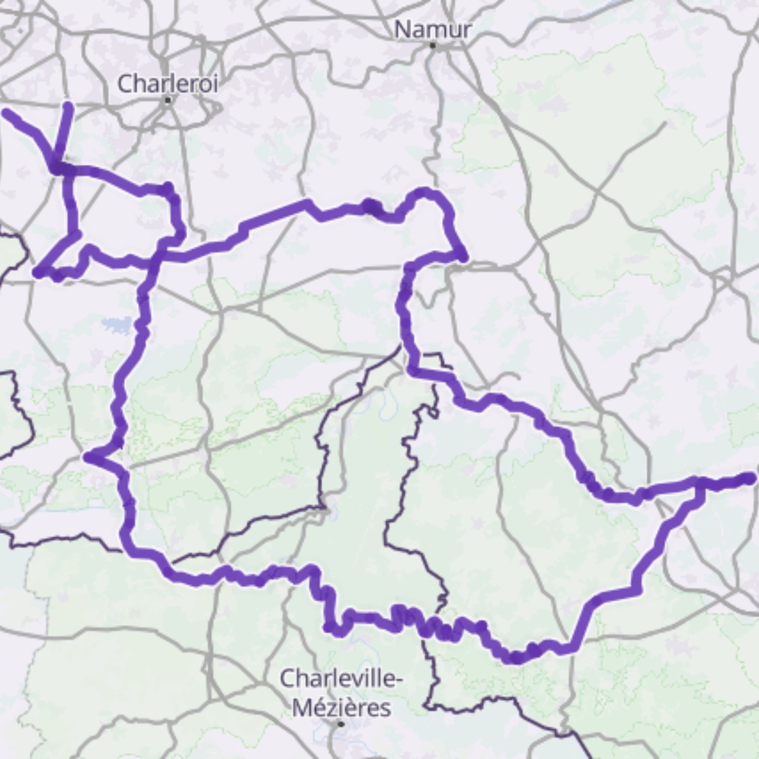 Map itinerary