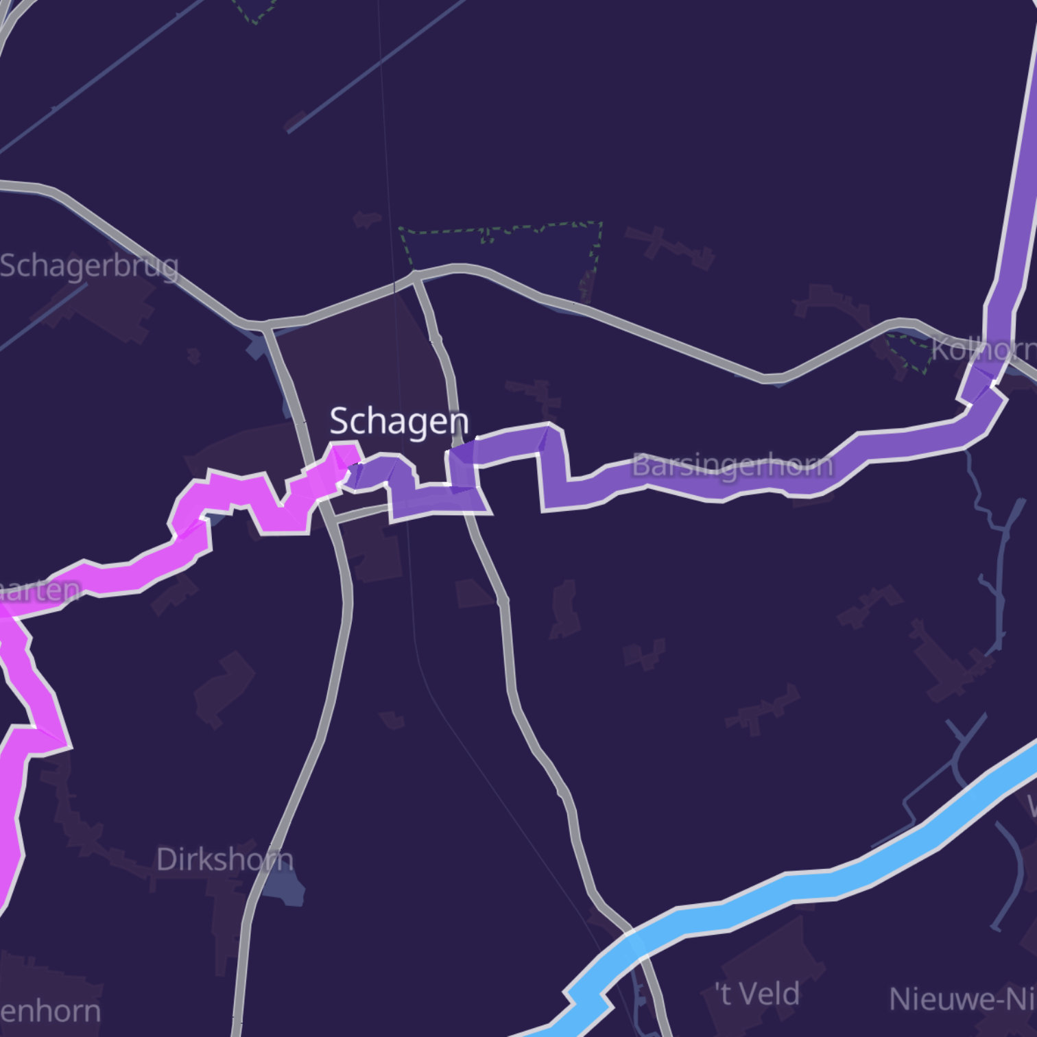Map itinerary