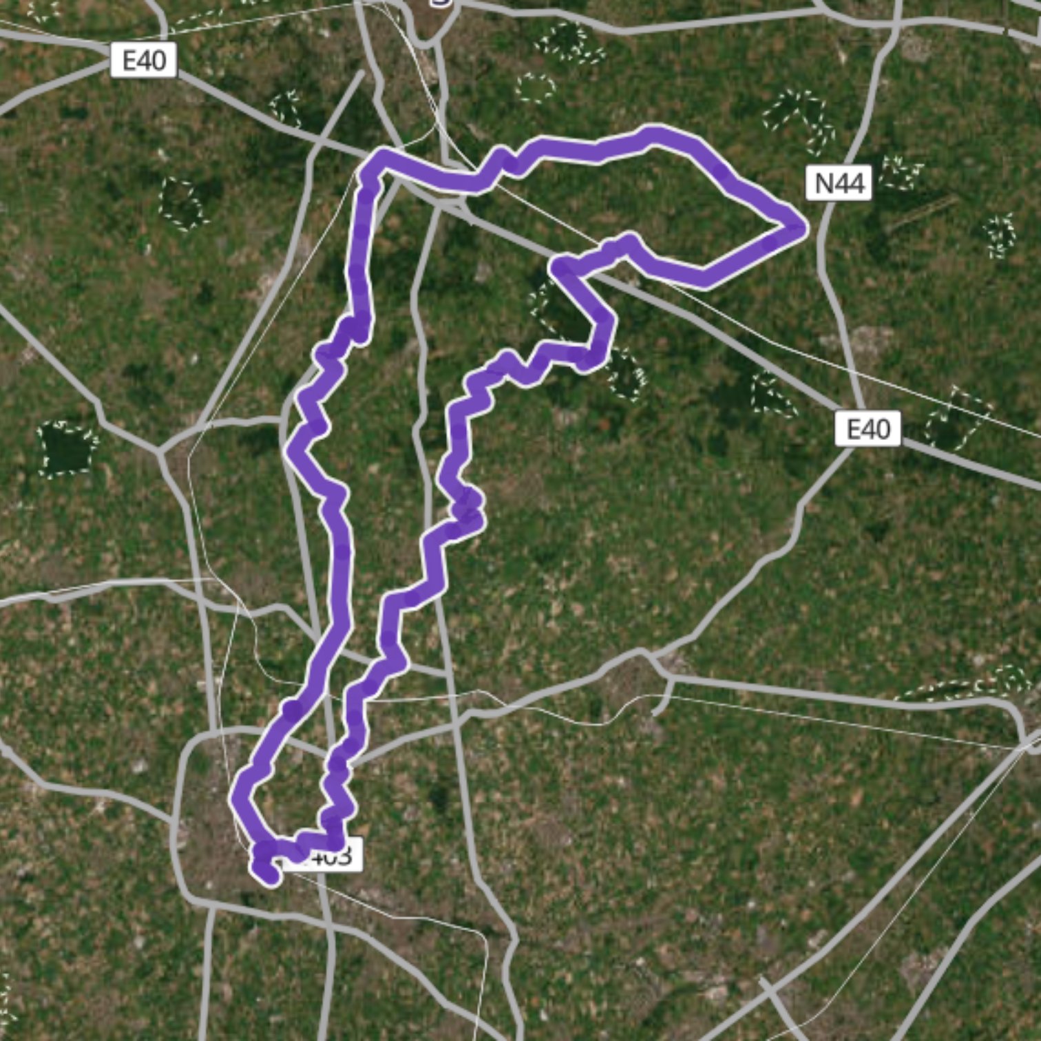 Map itinerary