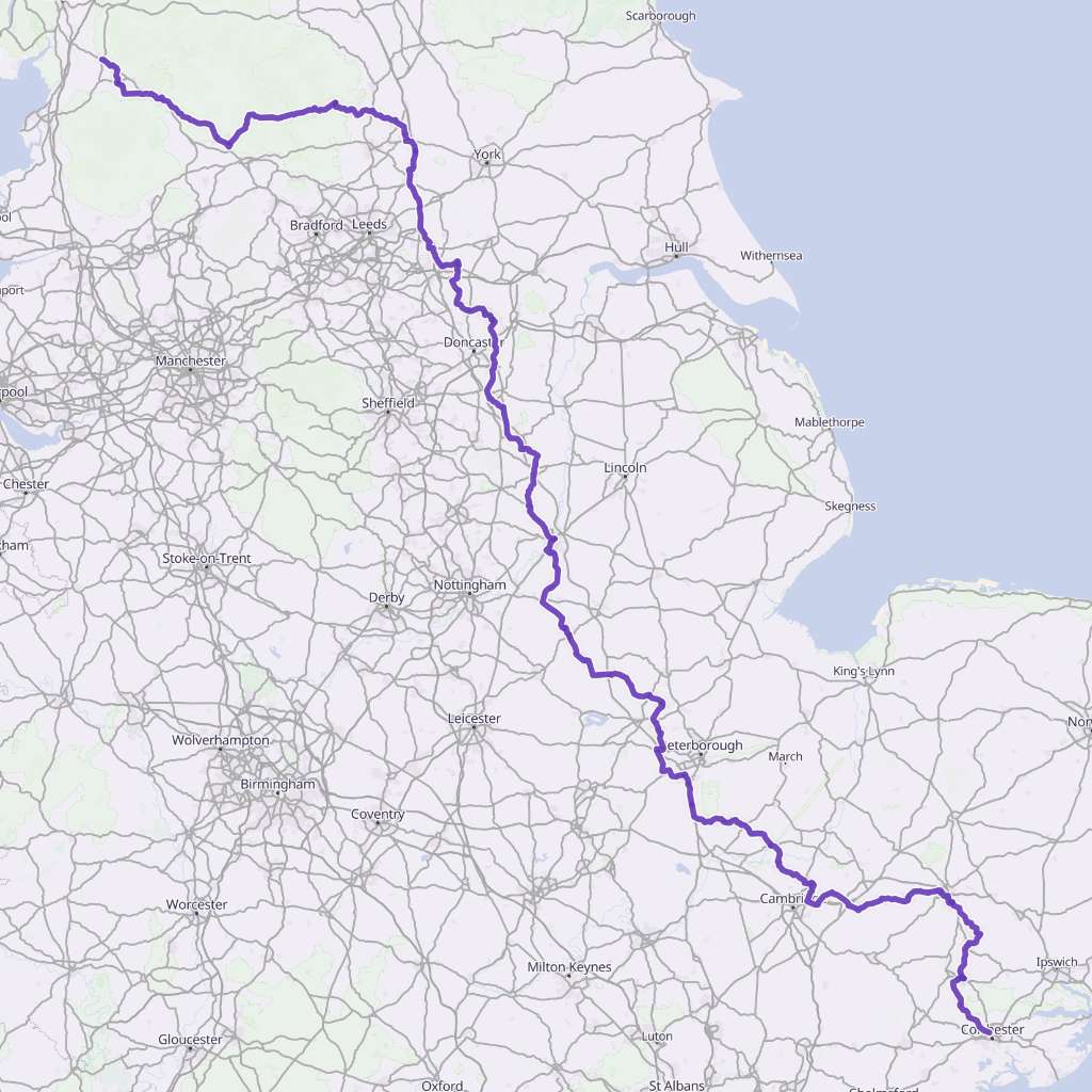 Map itinerary