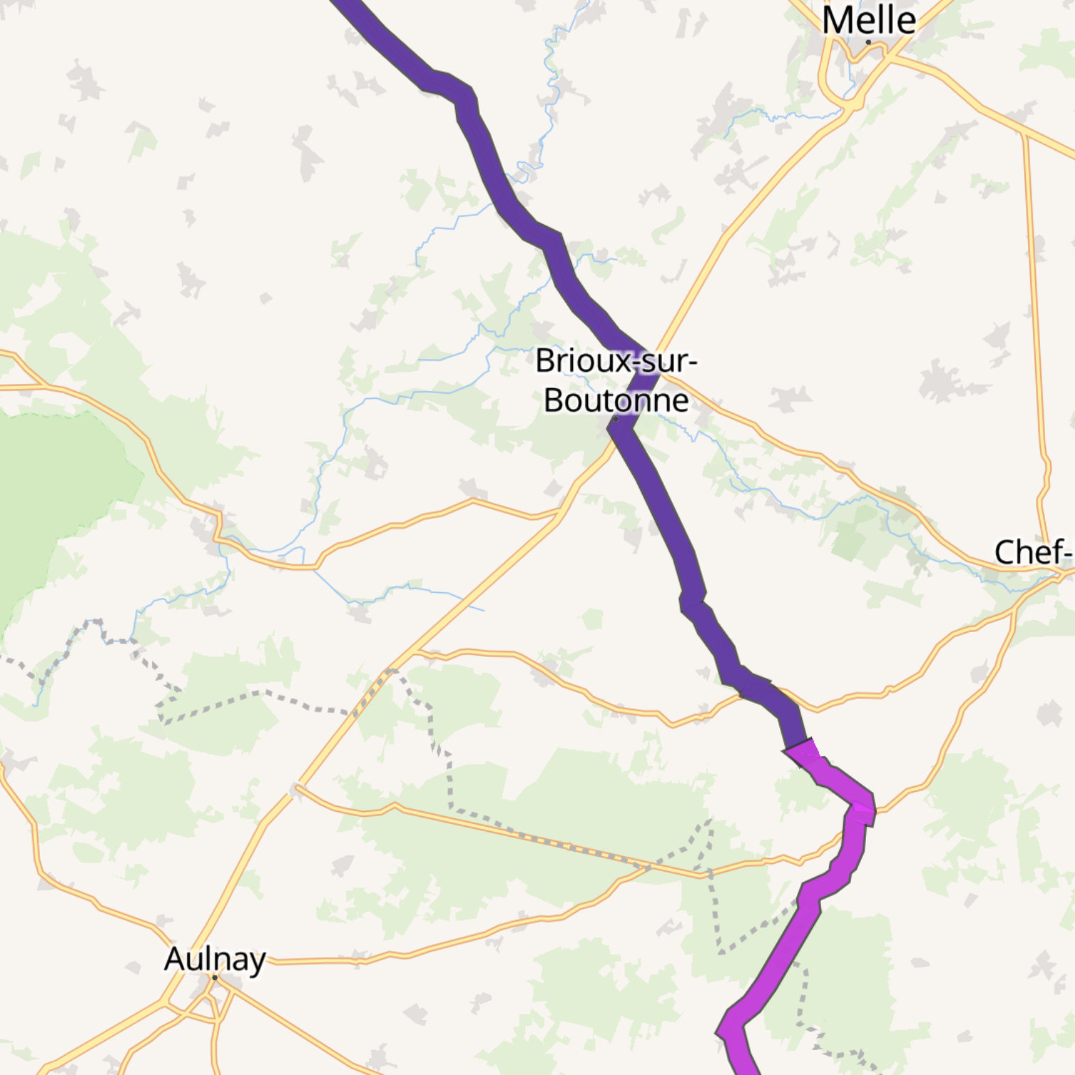 Map itinerary