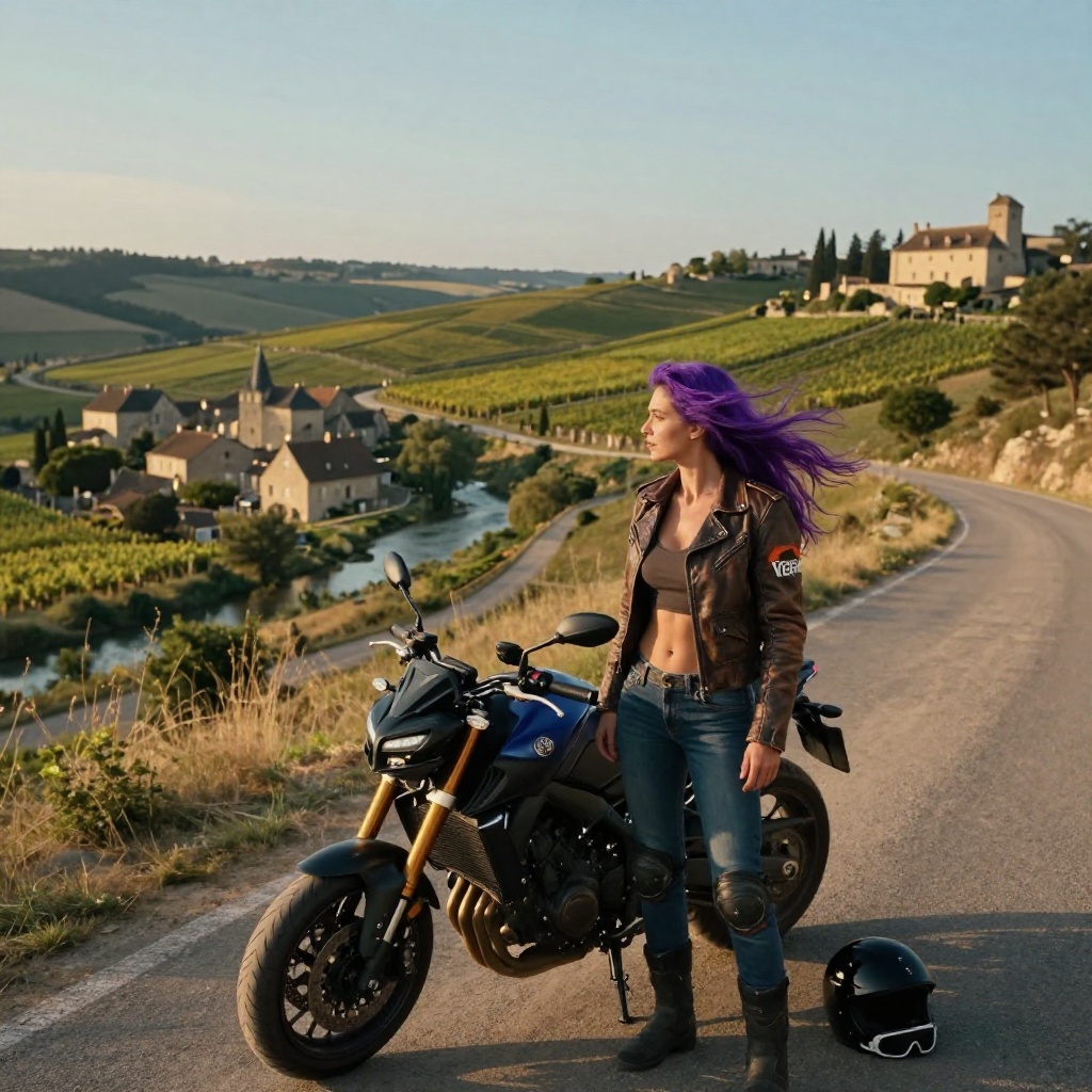 La Route des Cliches de France à Moto