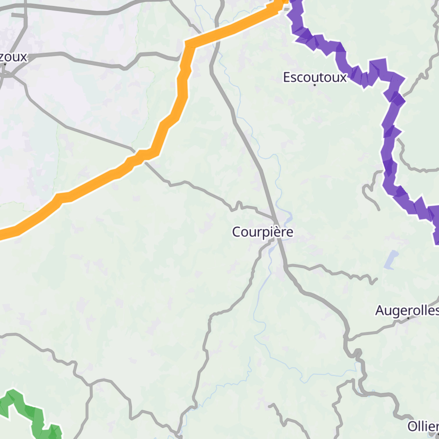 Map itinerary