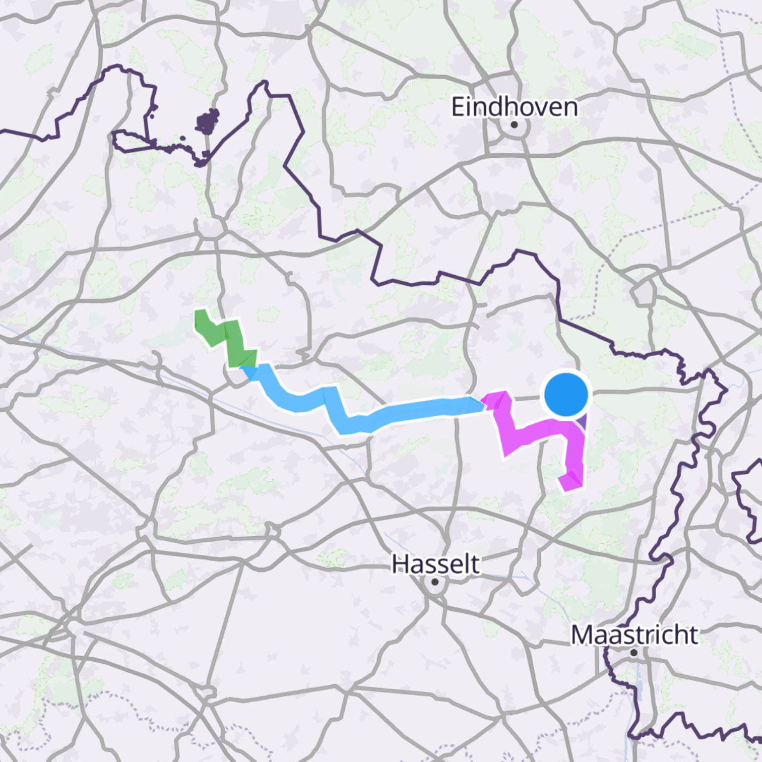 Map itinerary