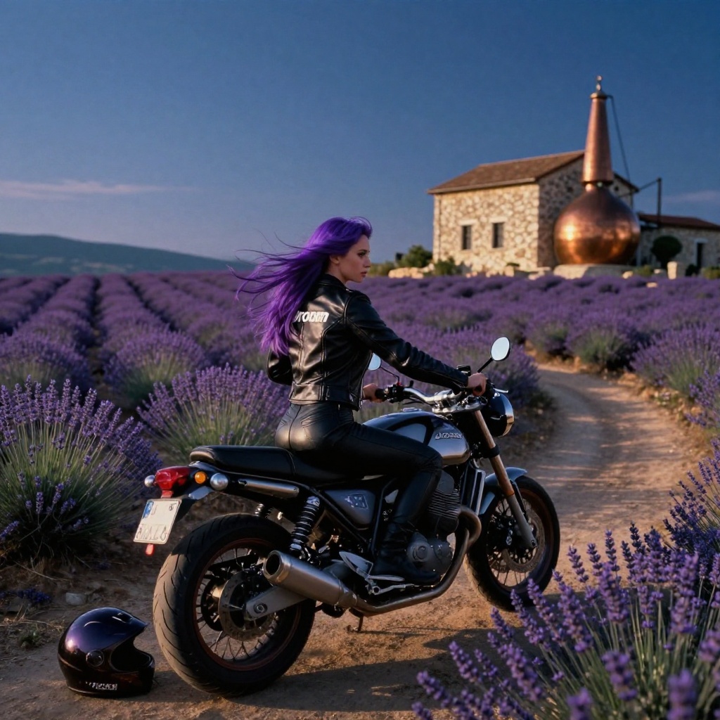 Échappée Florale Drôme-Provence à Moto