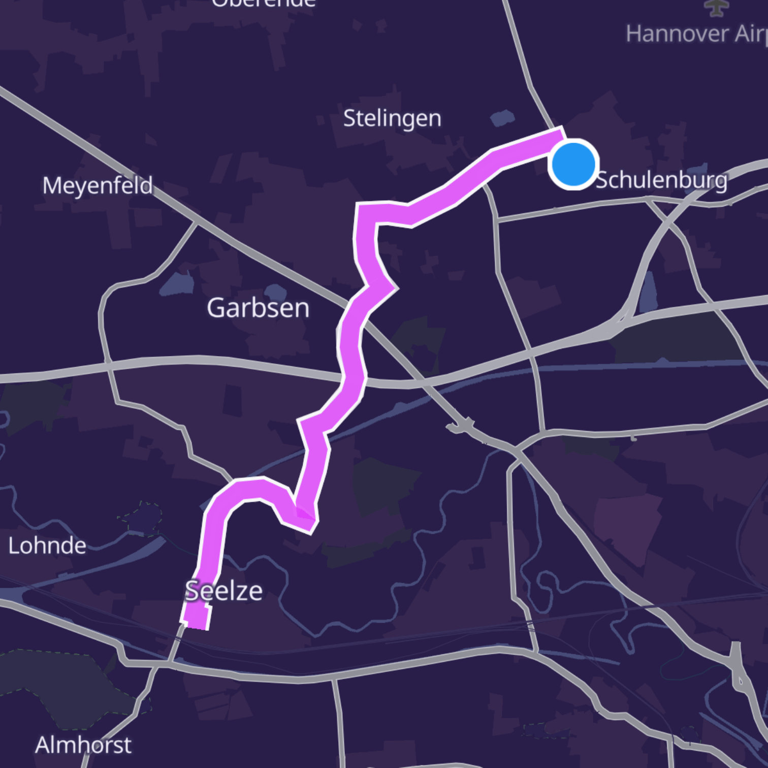 Map itinerary