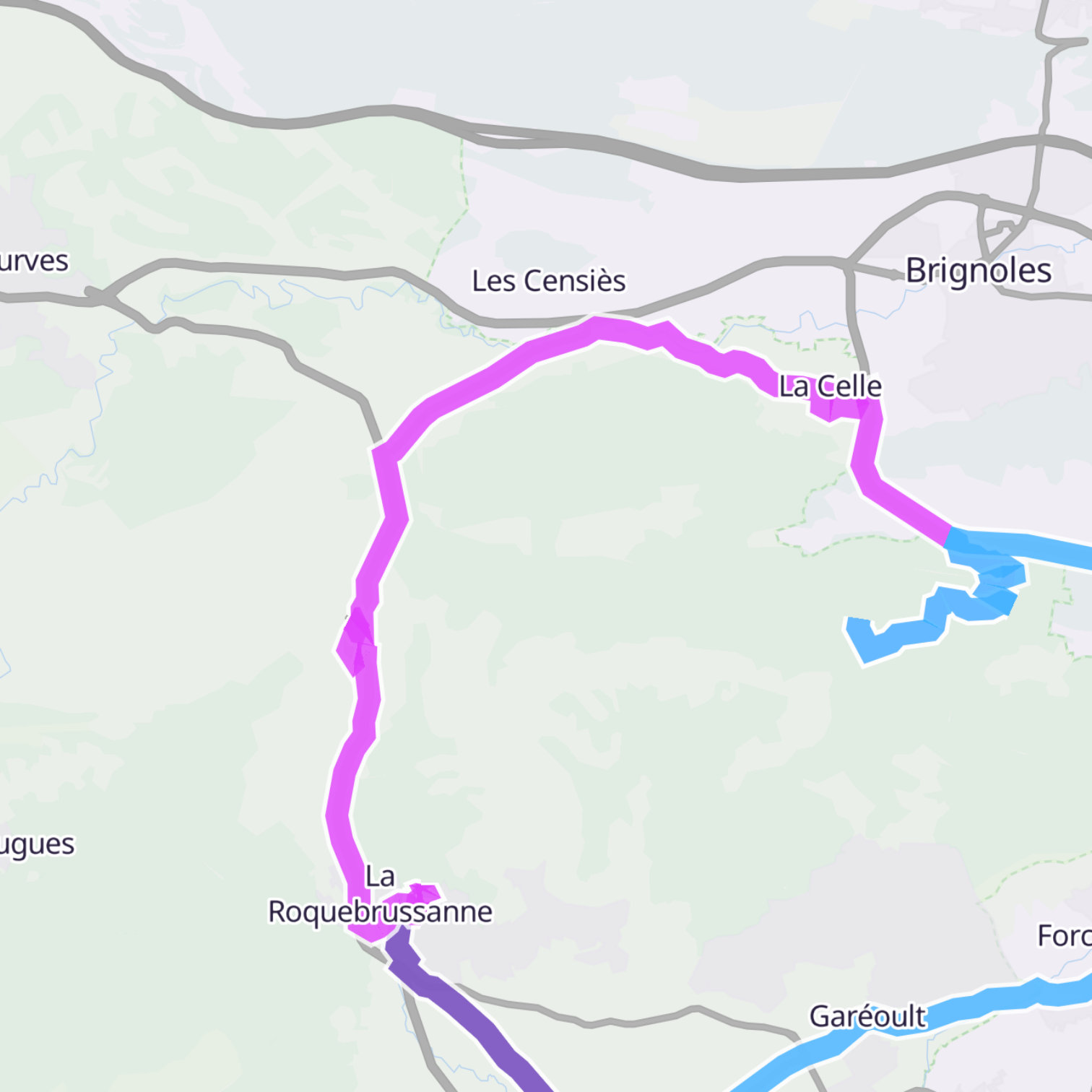 Map itinerary