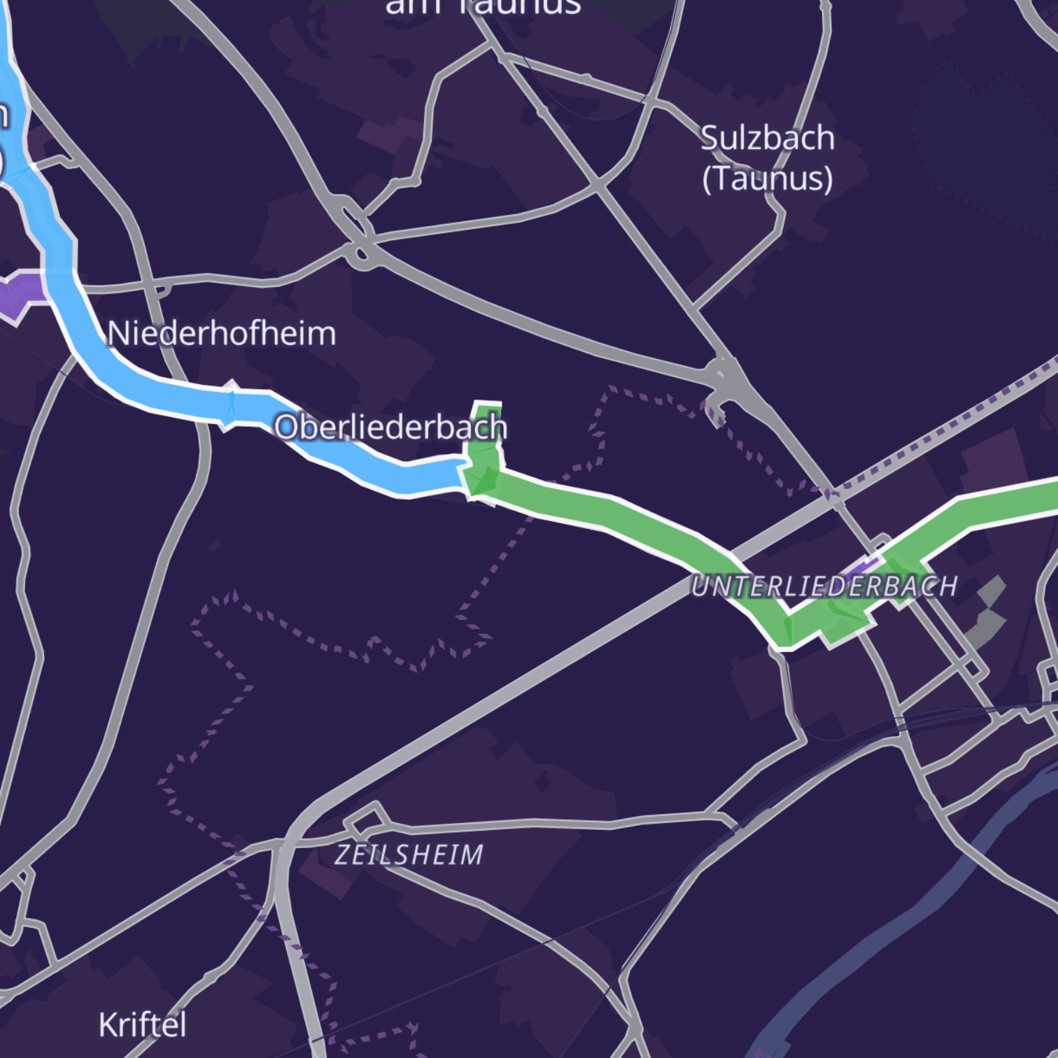 Map itinerary