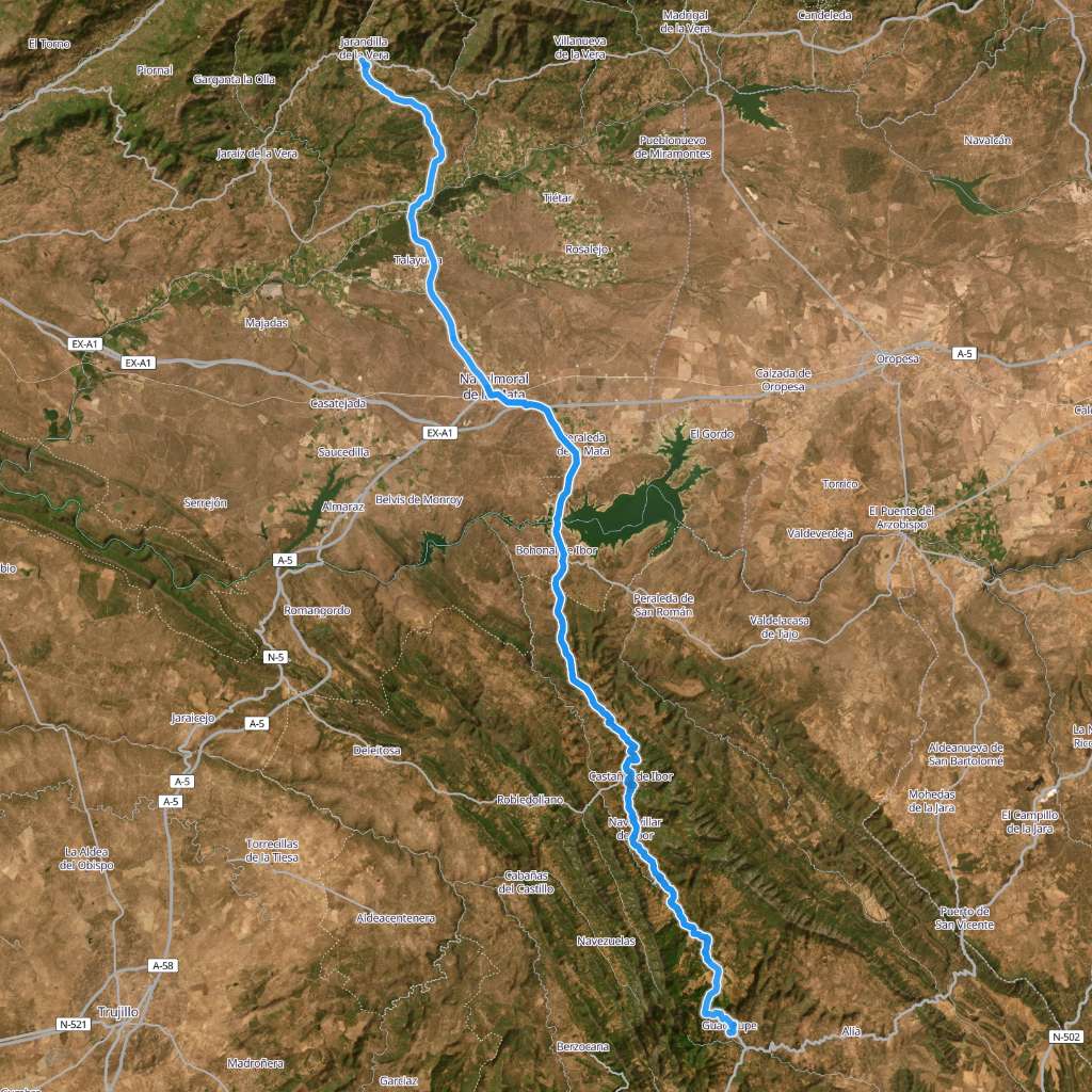 Map itinerary