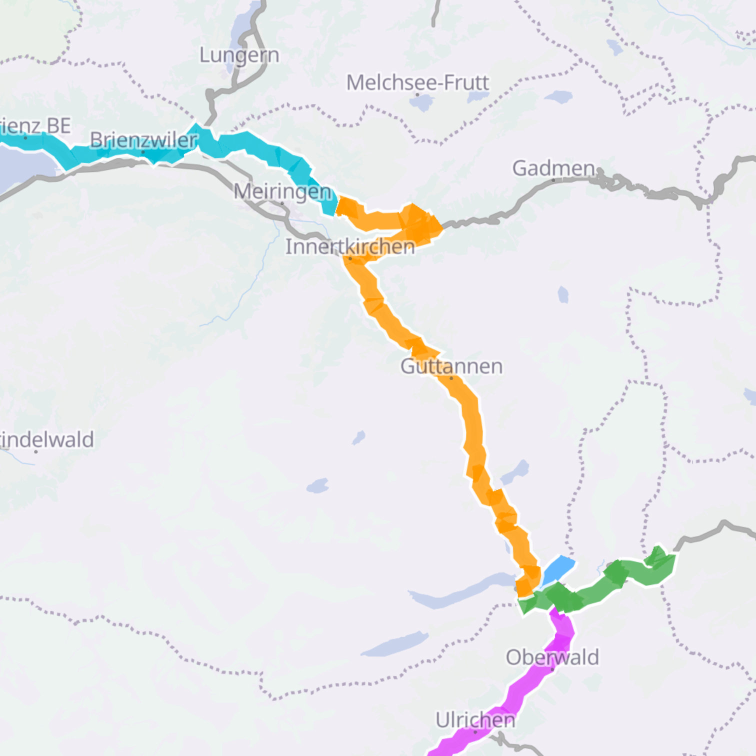 Map itinerary