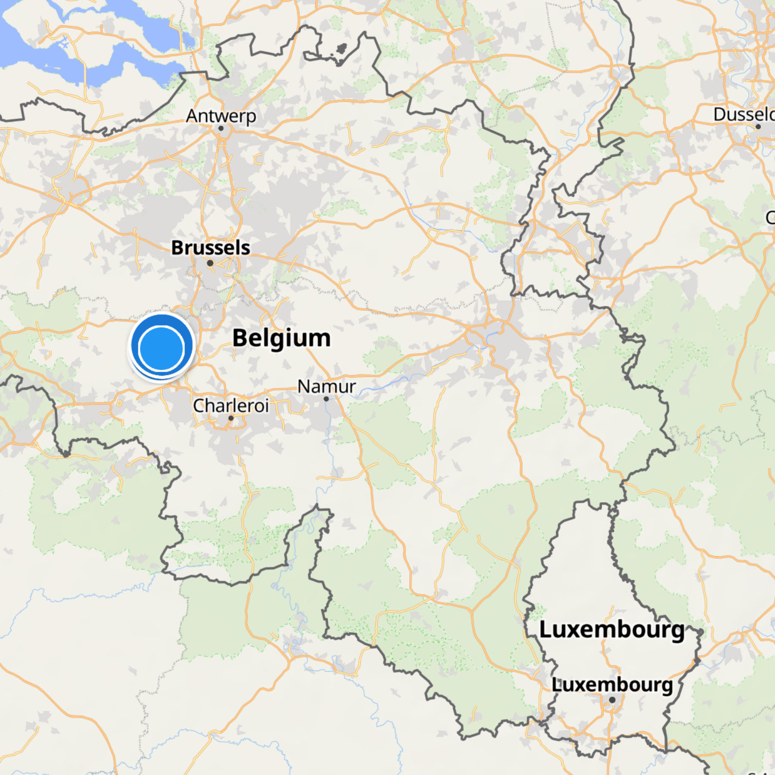 Map itinerary