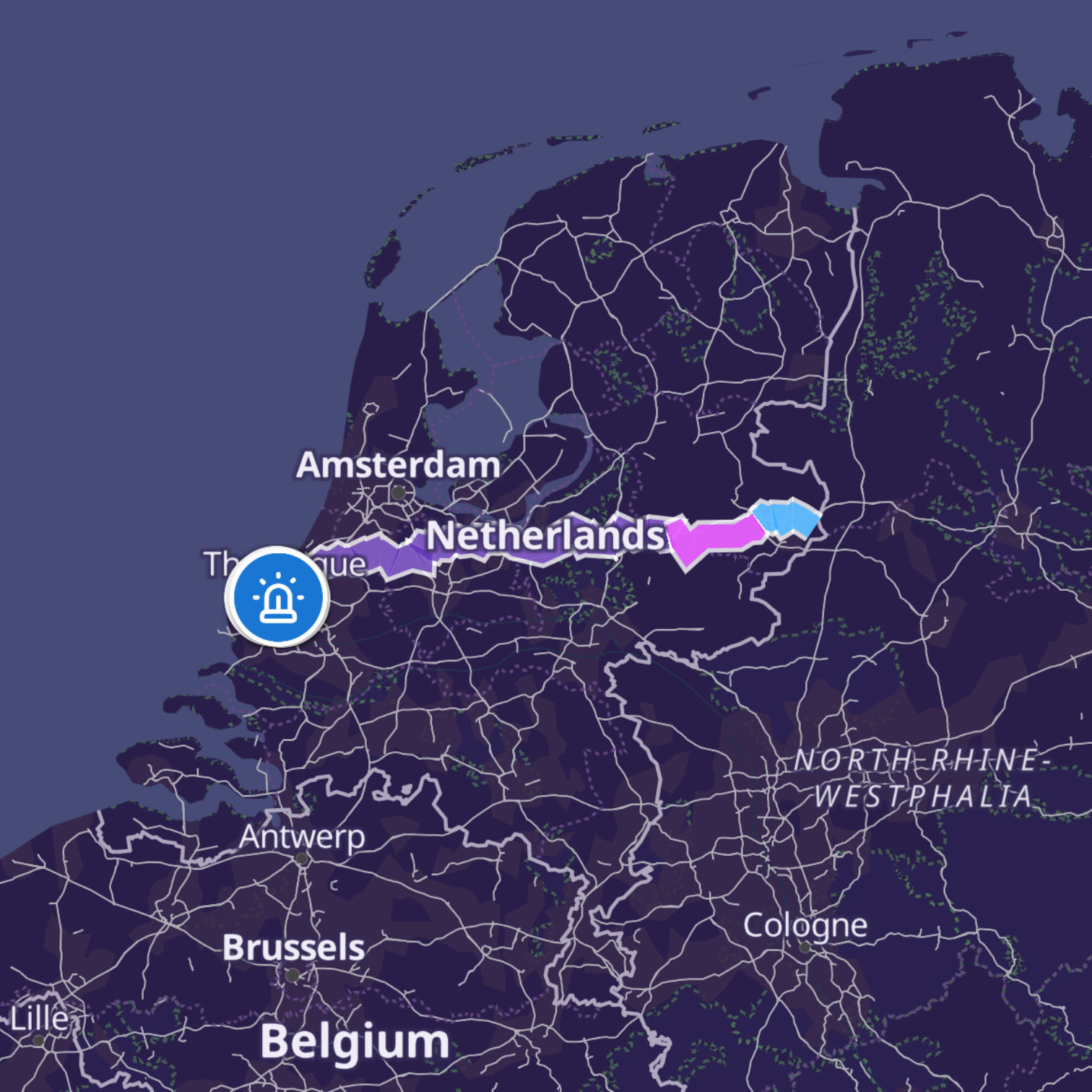 Map itinerary