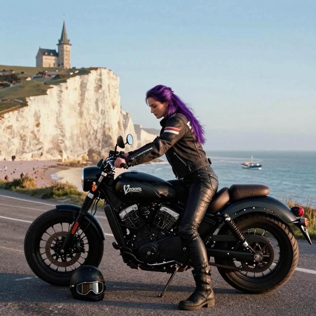 Falaises, Châteaux et Baie de Somme à Moto