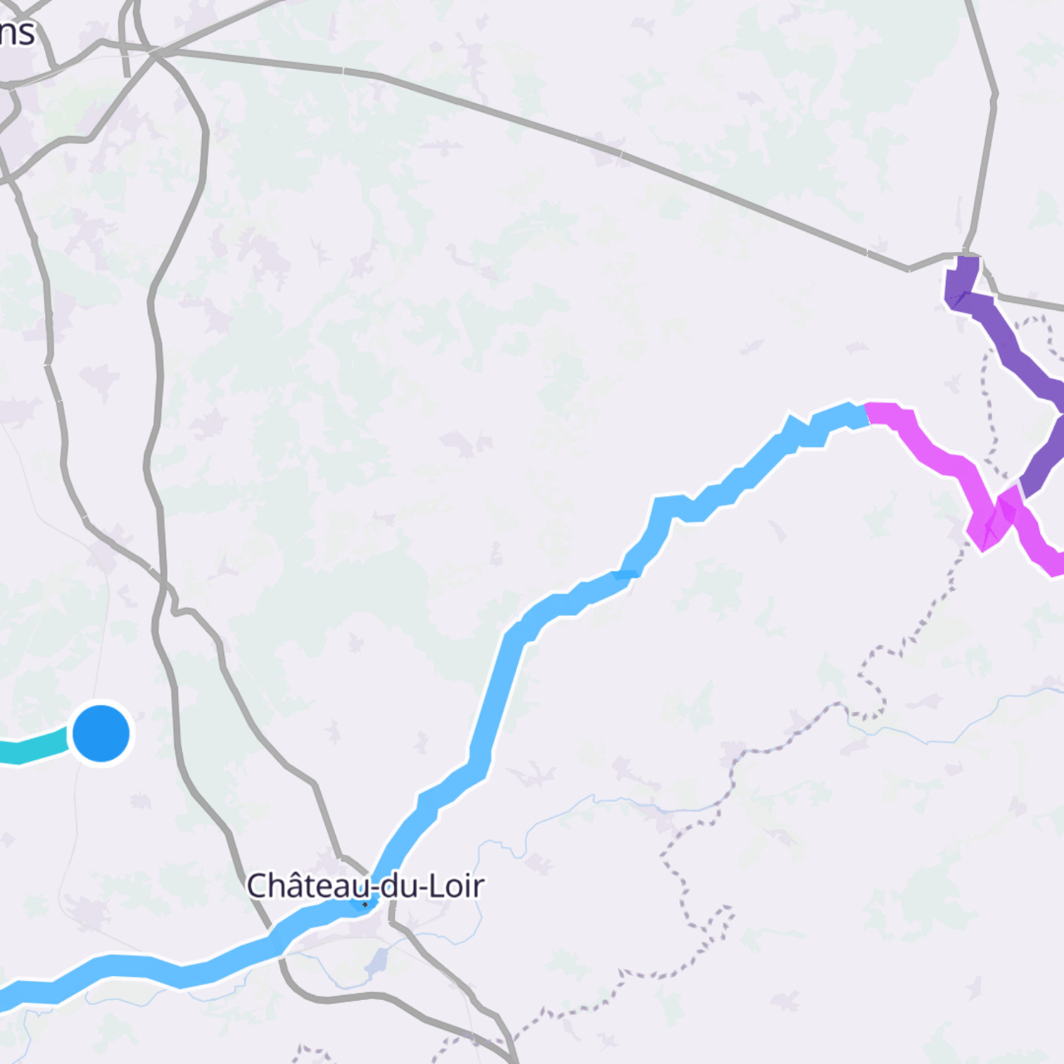 Map itinerary