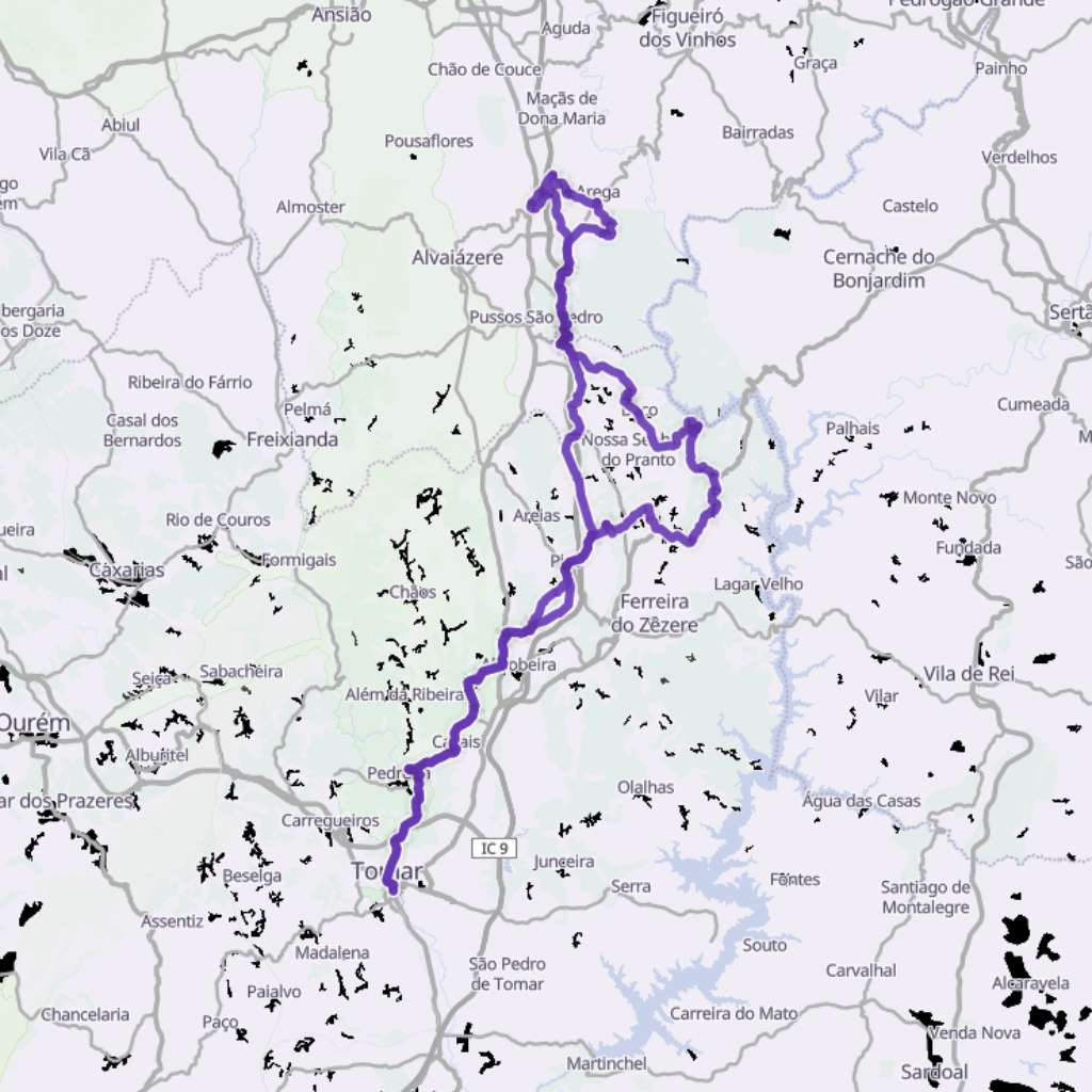 Map itinerary