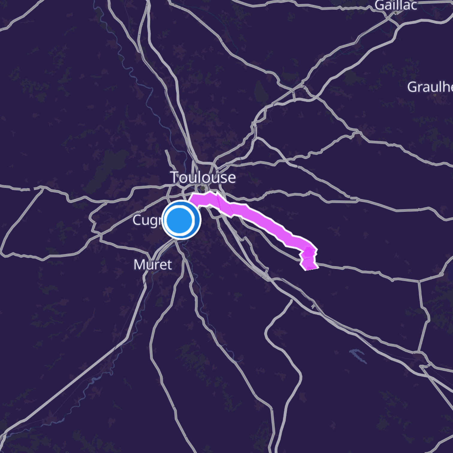 Map itinerary