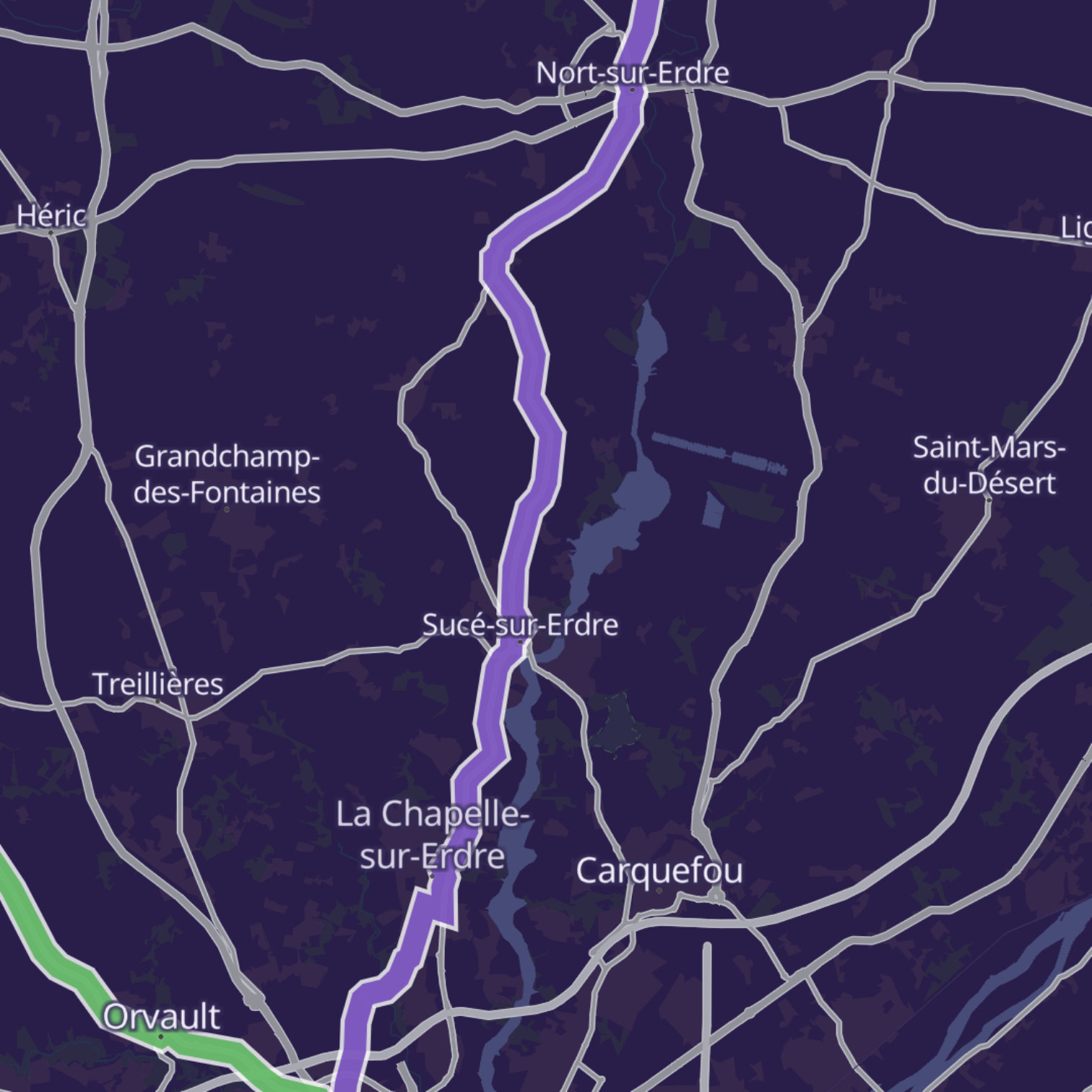 Map itinerary