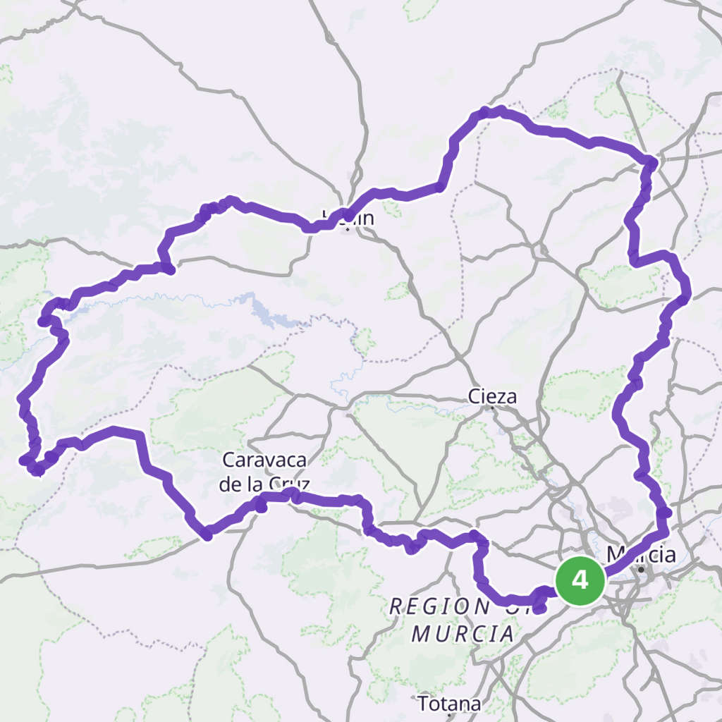 Map itinerary