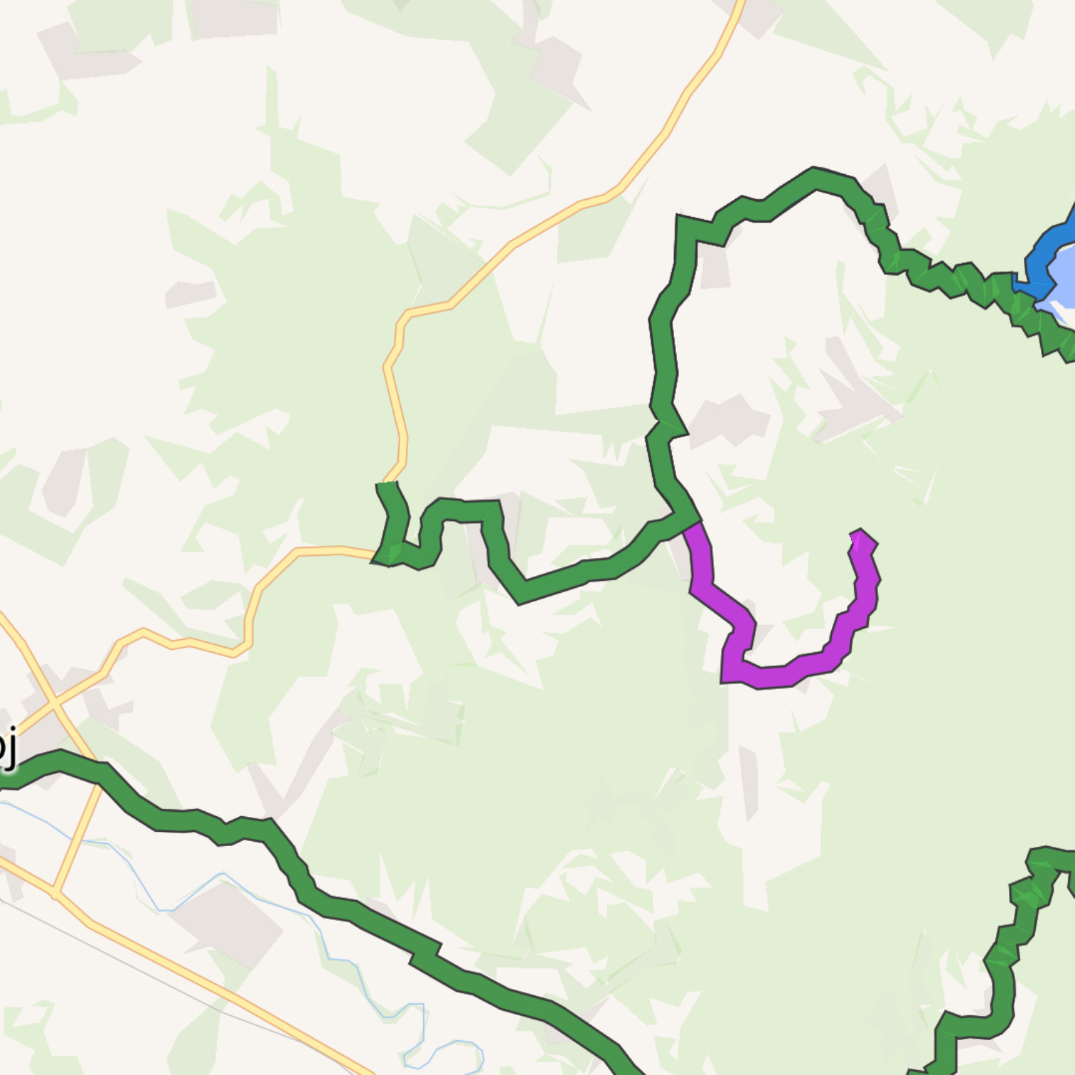 Map itinerary