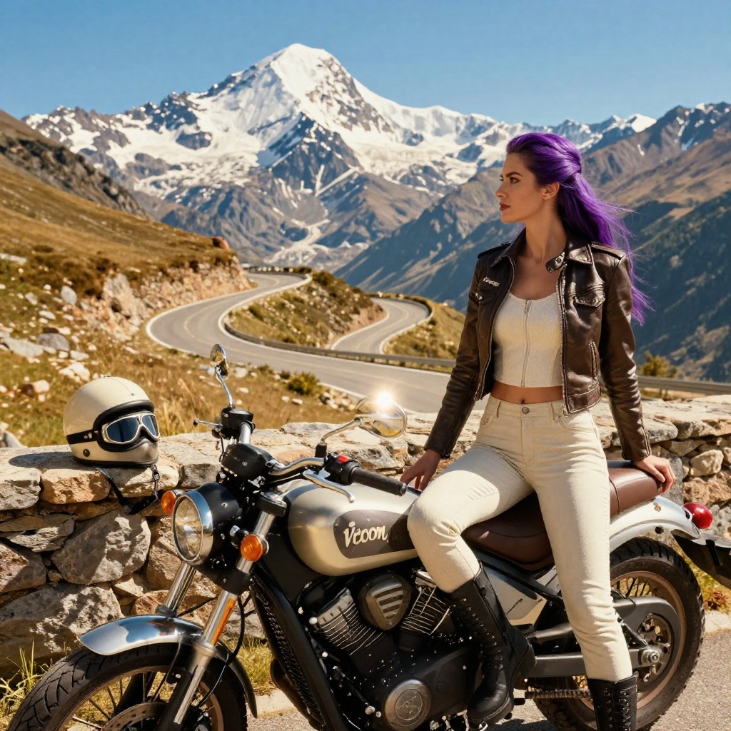 Alpine Motorcycle Pass Adventure