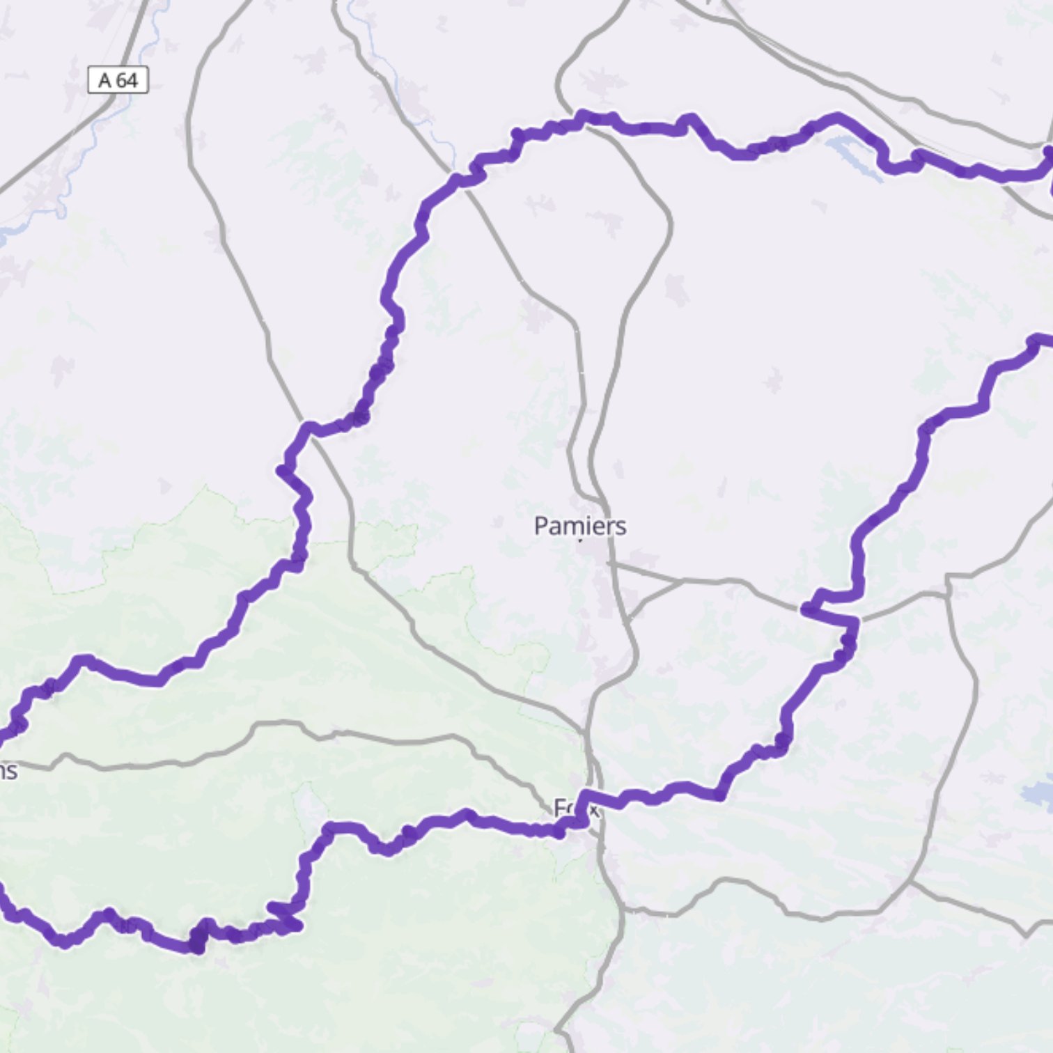 Map itinerary