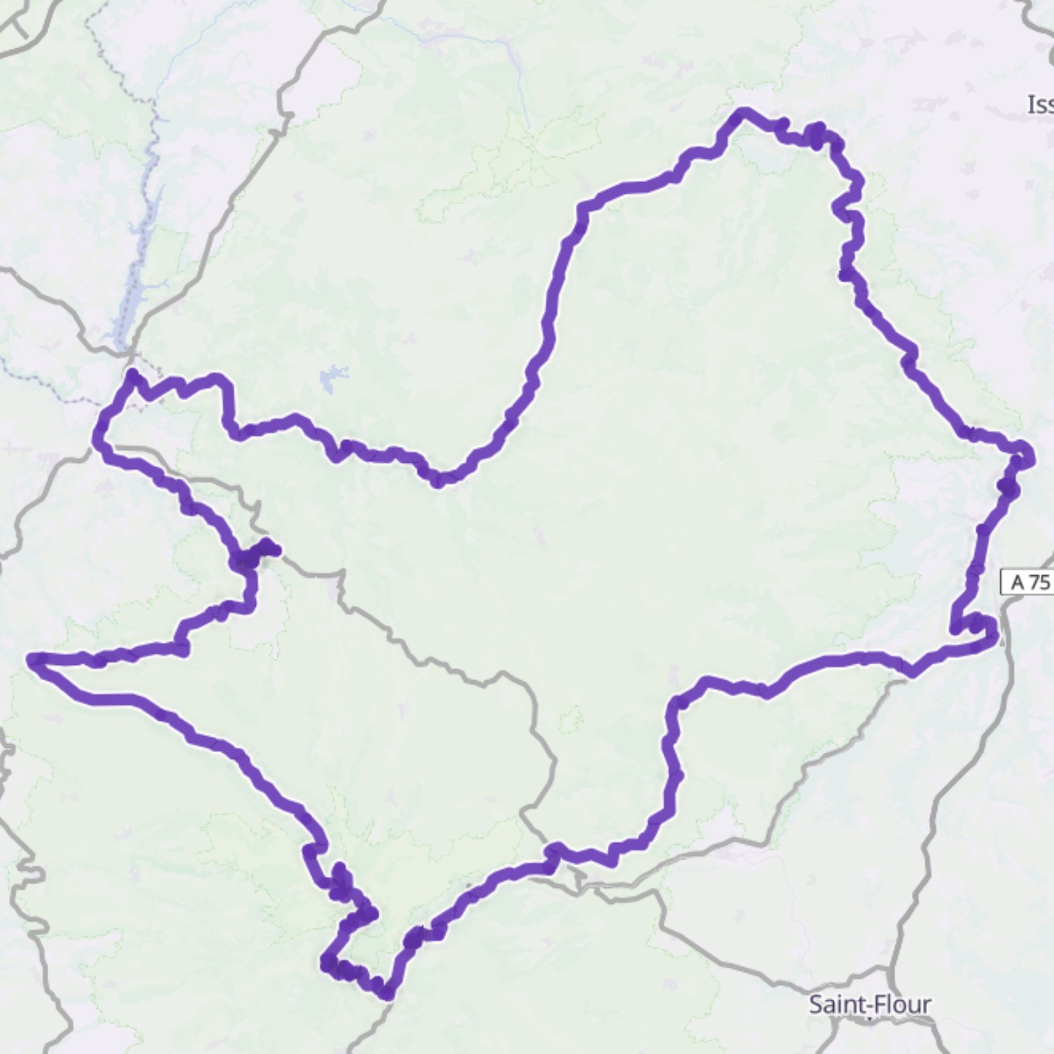 Map itinerary