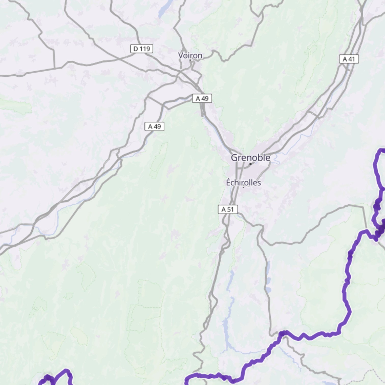 Map itinerary
